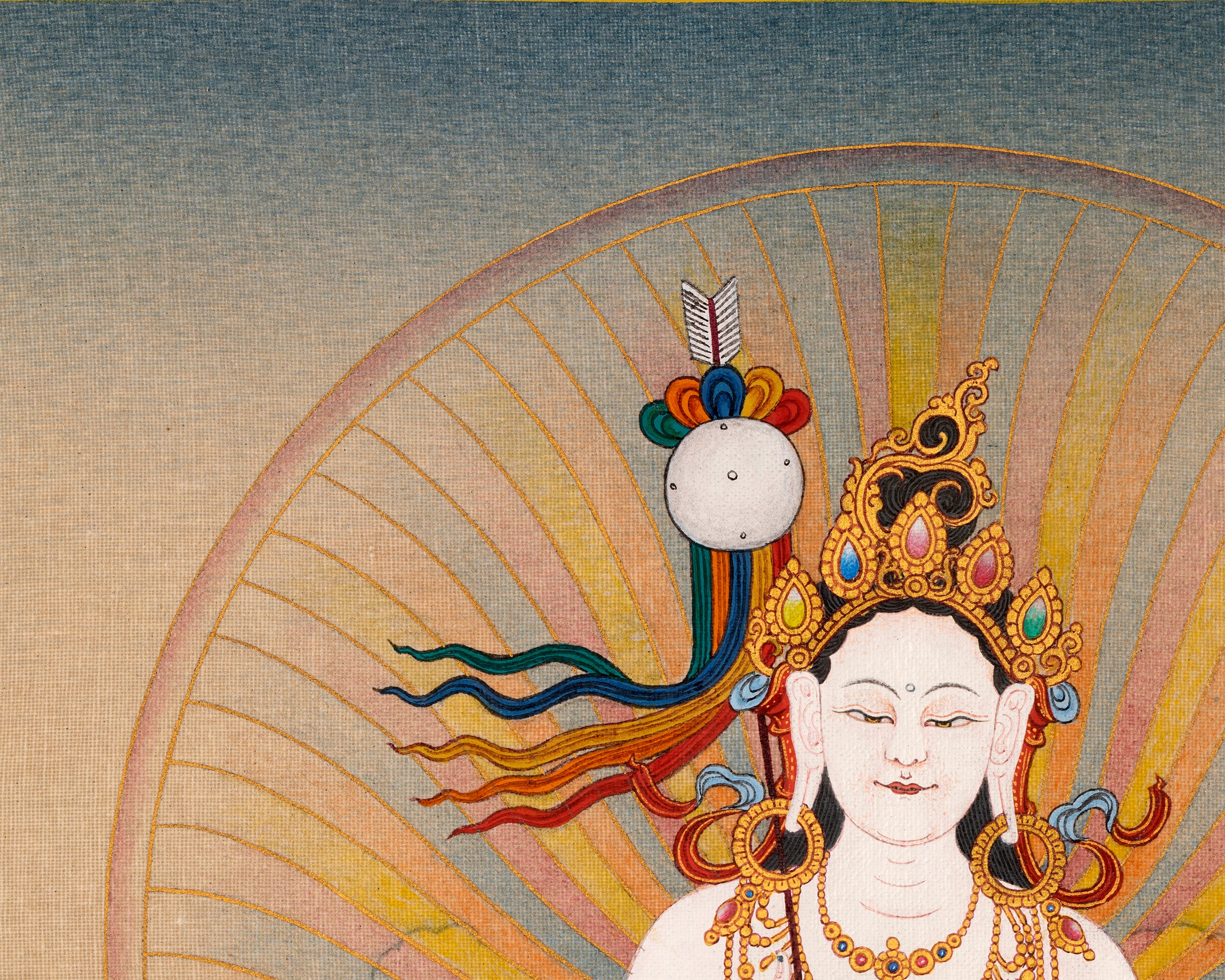Dakini Mandarava | Guru Padmasambhava Consort | Tibetan Thangka Painting
