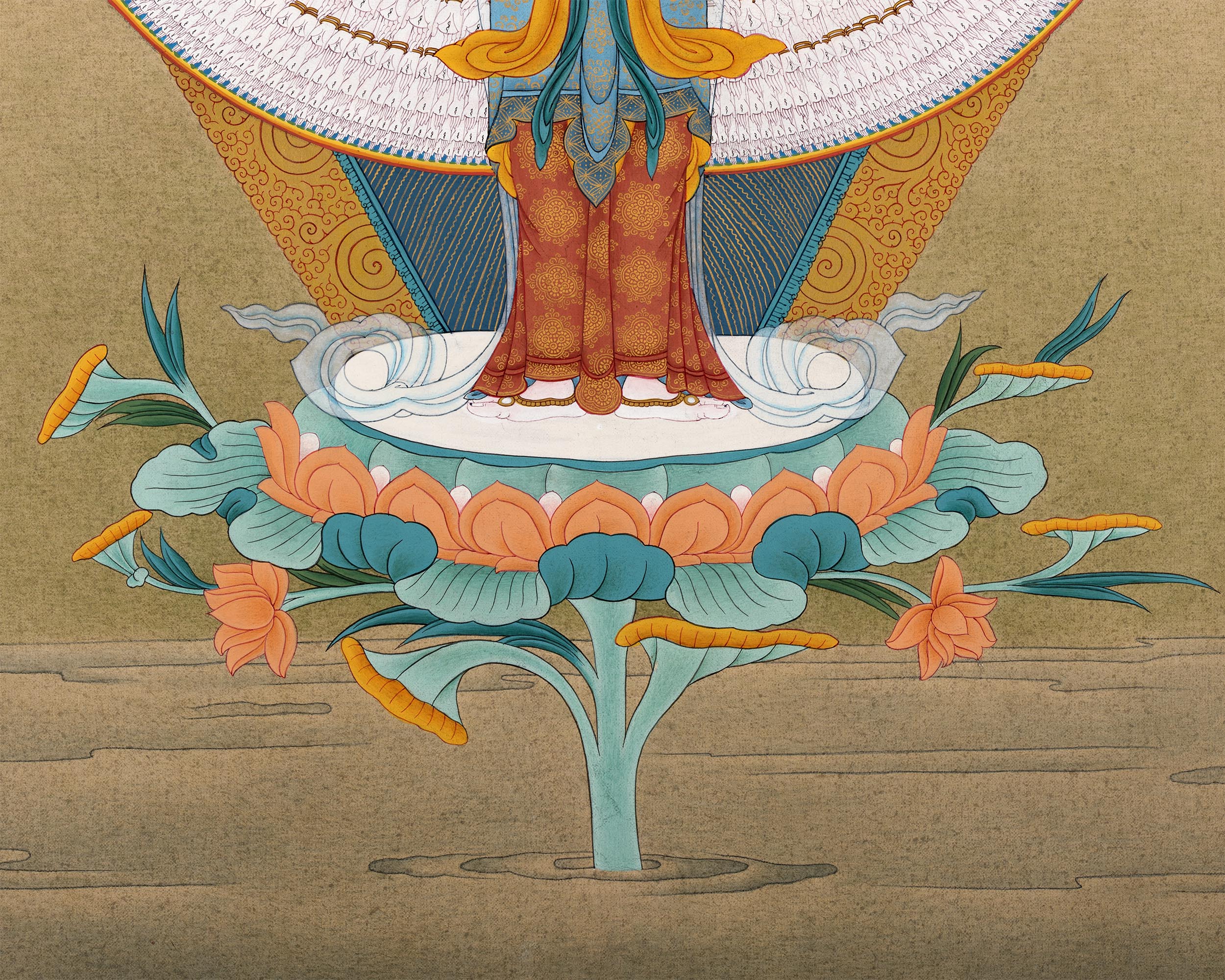 1000 Arm Chenrezig | Buddha Of Compassion | Avalokiteshvara Thangka