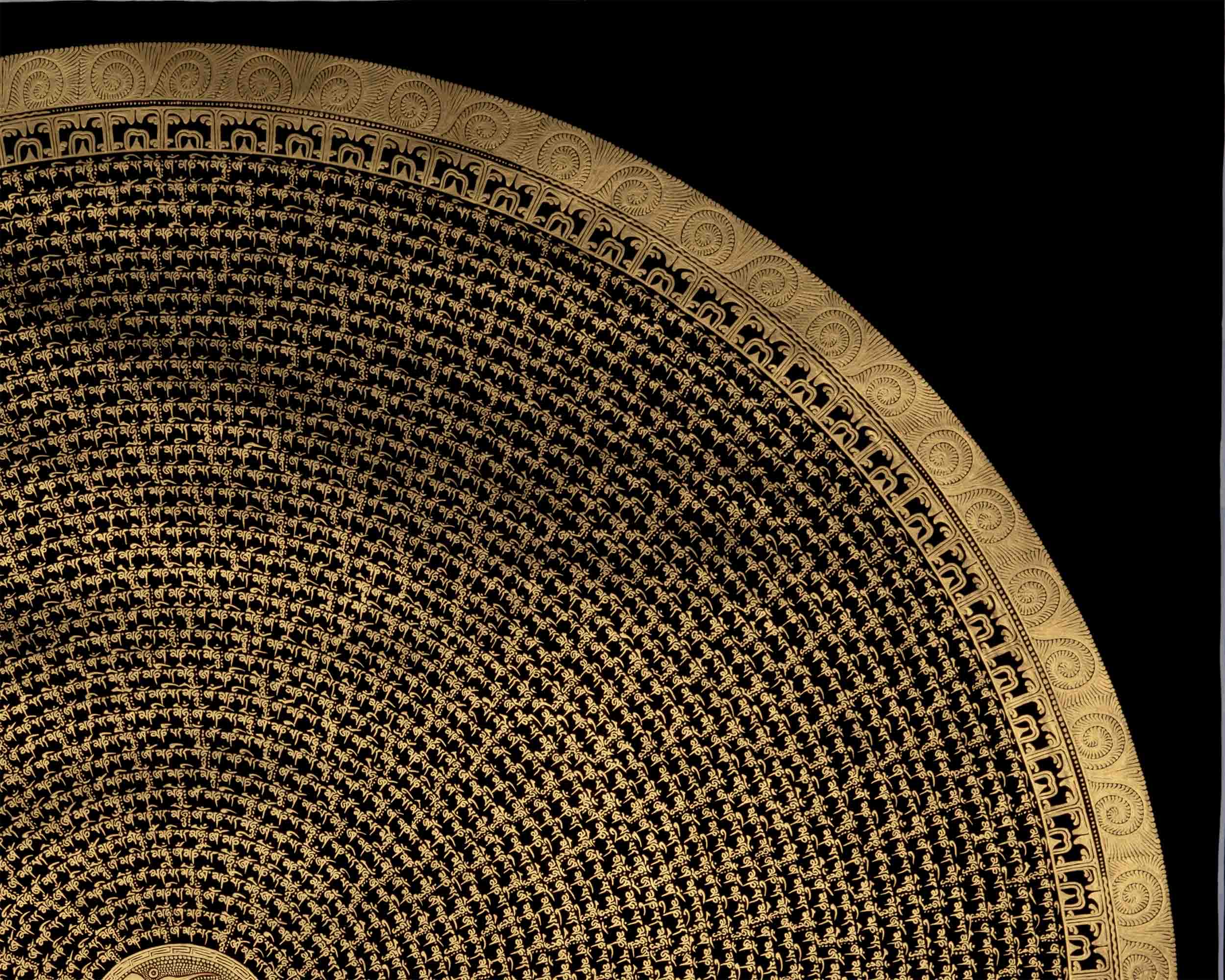 Om Mantra Mandala Thangka | Zen Buddhism