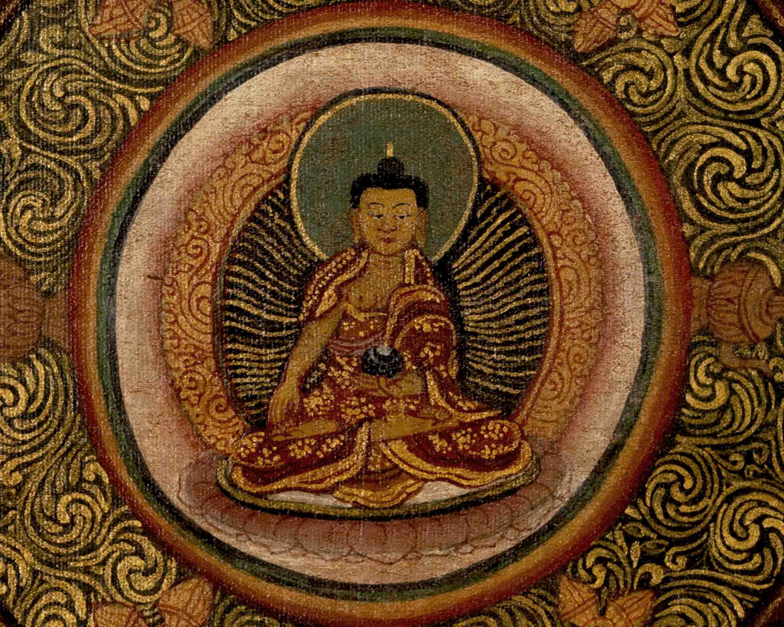 Buddhist Shakyamuni Buddha Thangka | Wall Hanging