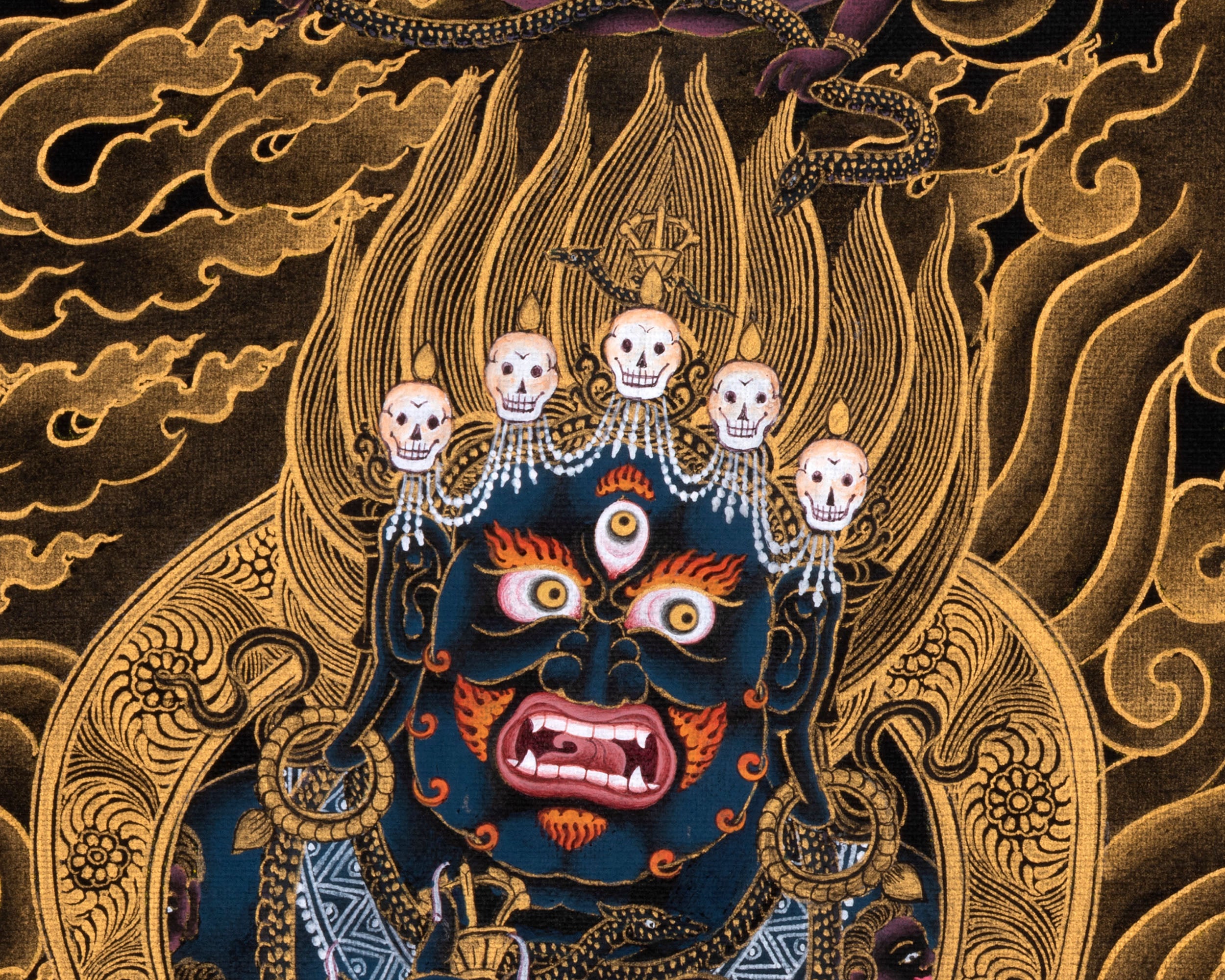 Sakya Mahakala | Protector Deity Thangka