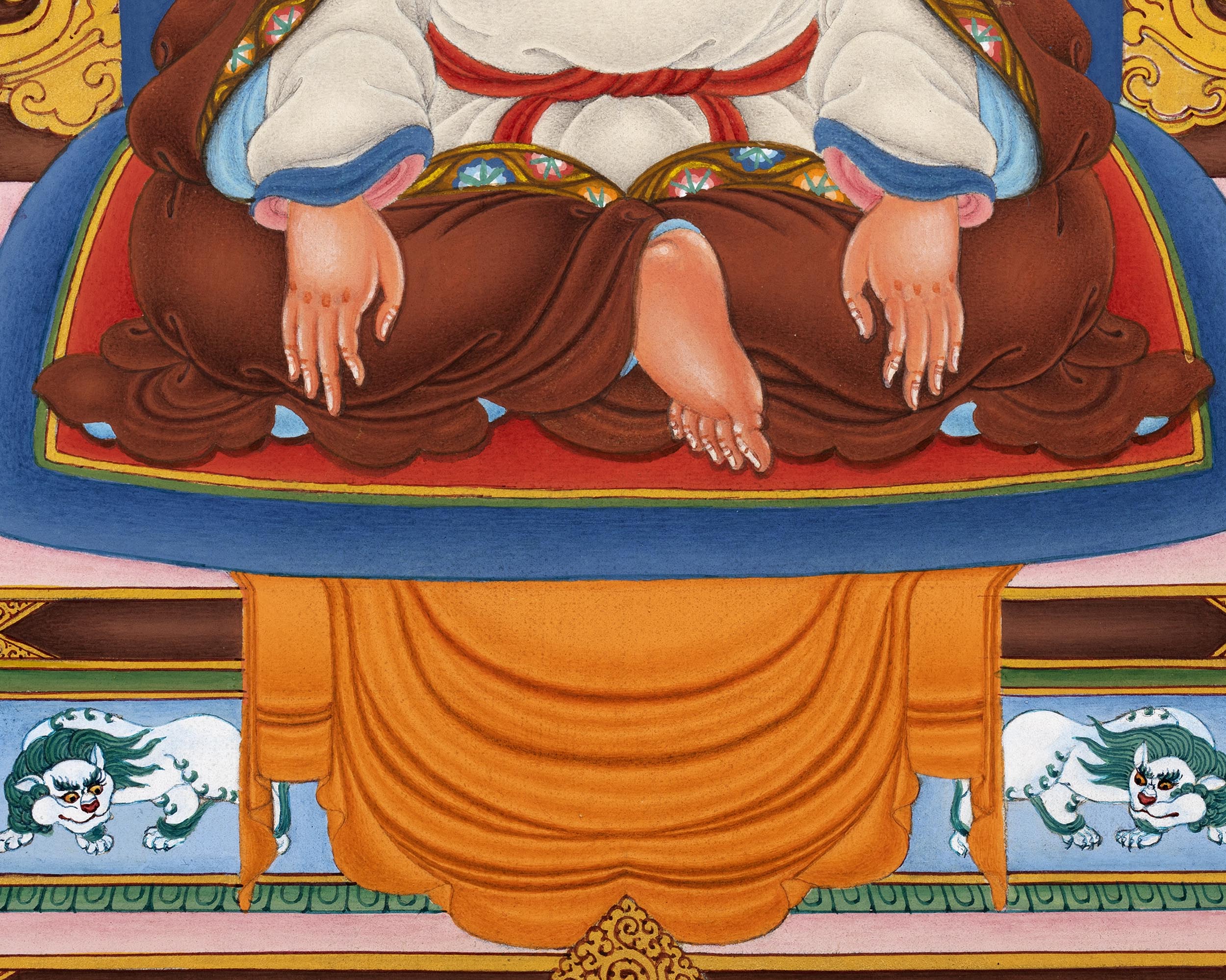 Guru Marpa Lotsawa Digital Print | High-Quality Canvas Print