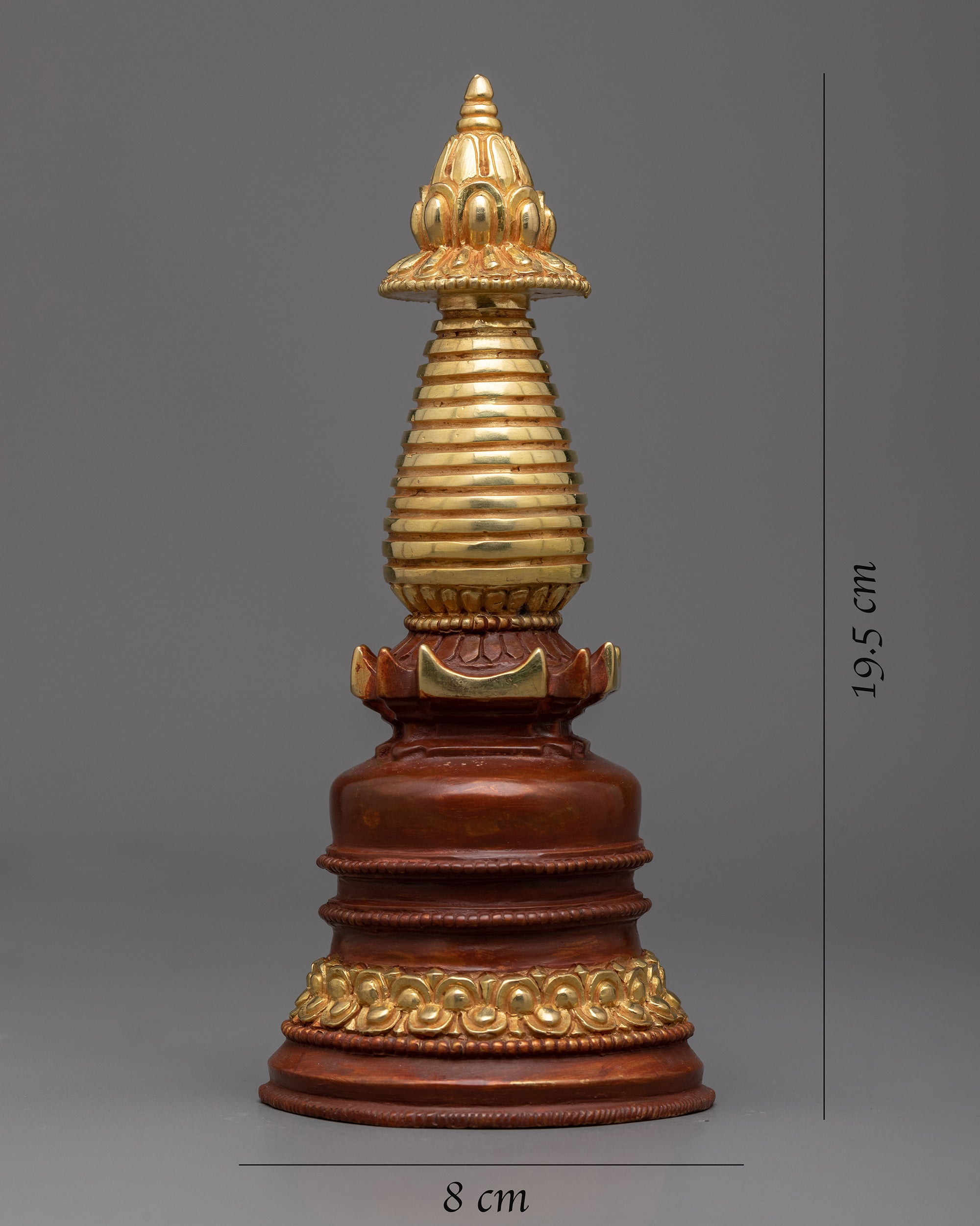Sacred Spiritual Stupa Decor | Exquisite Handcrafted Symbol of Buddhist Teachings