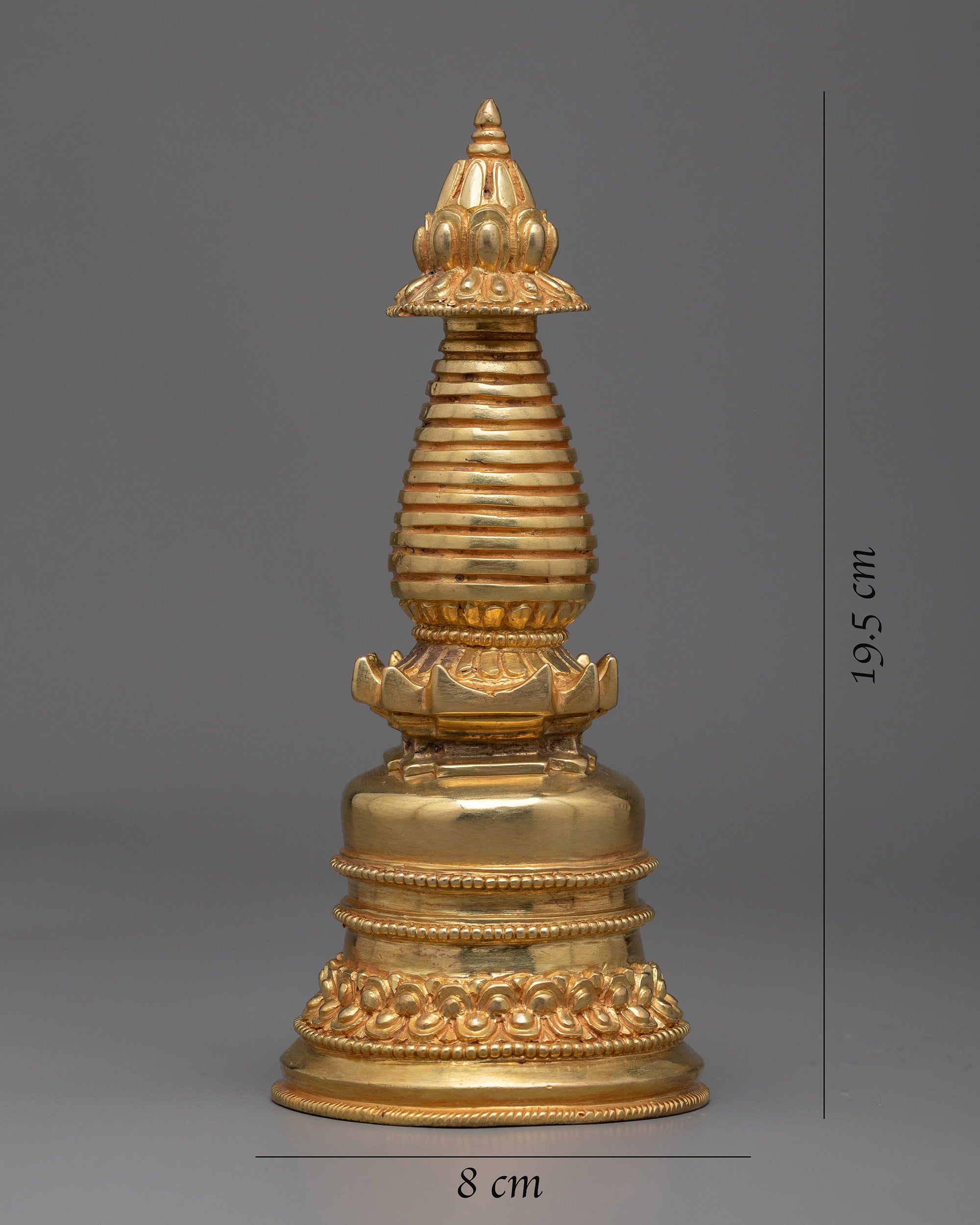 Handcrafted Shrine Stupa | Exquisite Symbol of Peace and Reflection