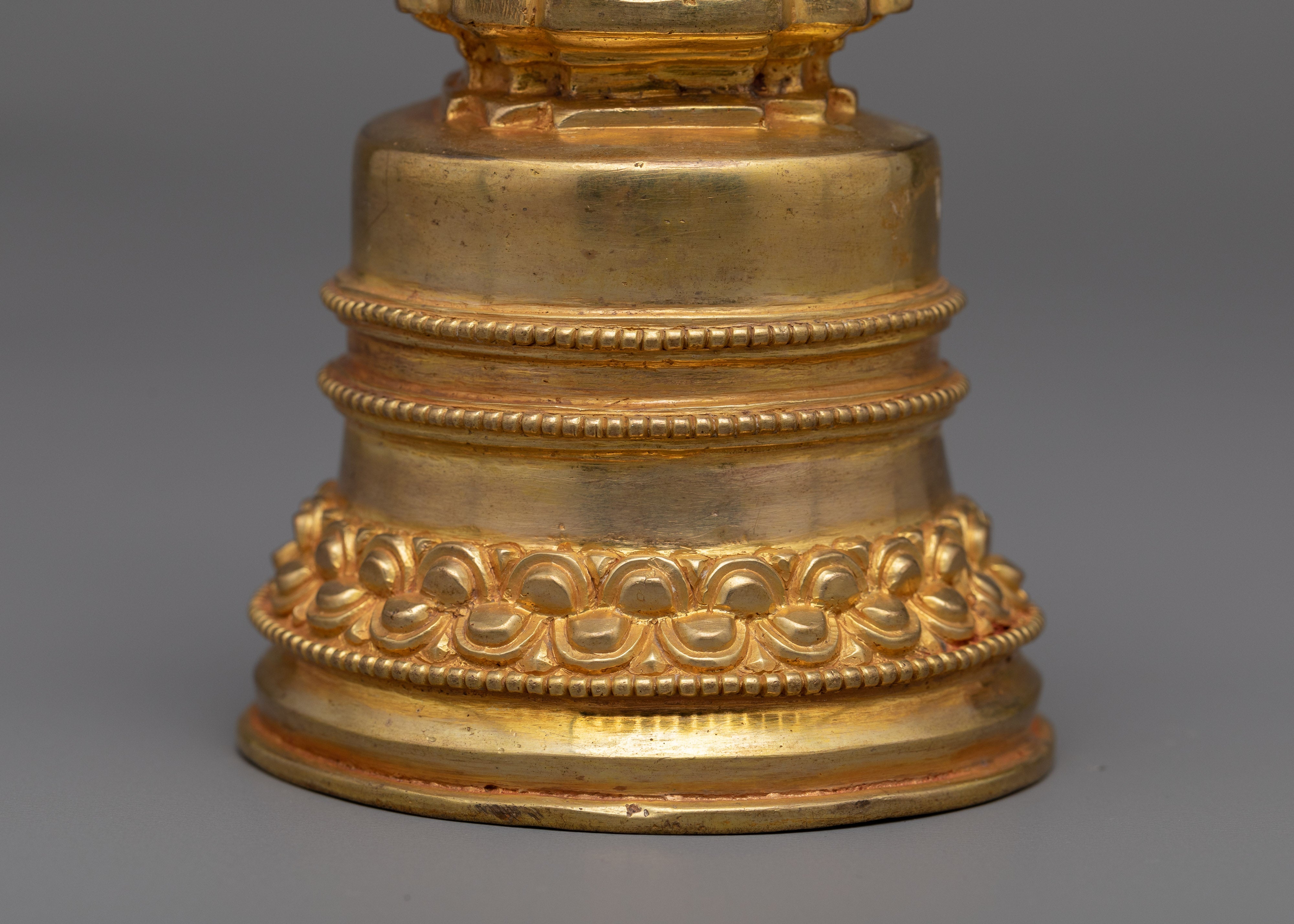 Handmade Stupa Statue | Artisanal Spiritual Decor for Reflection and Peace