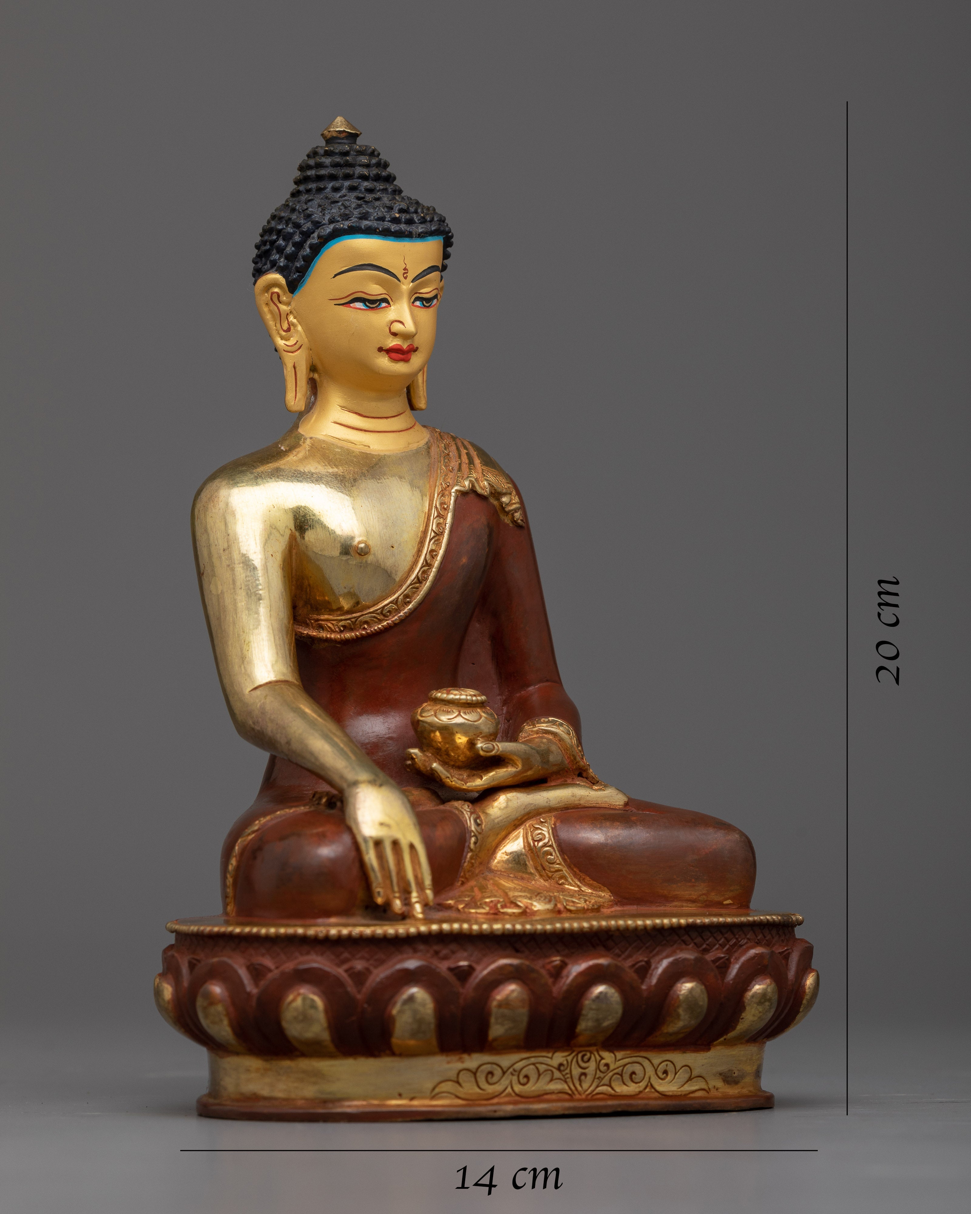 Namo Buddha Statue | Shakyamuni Buddha Figurine for Home