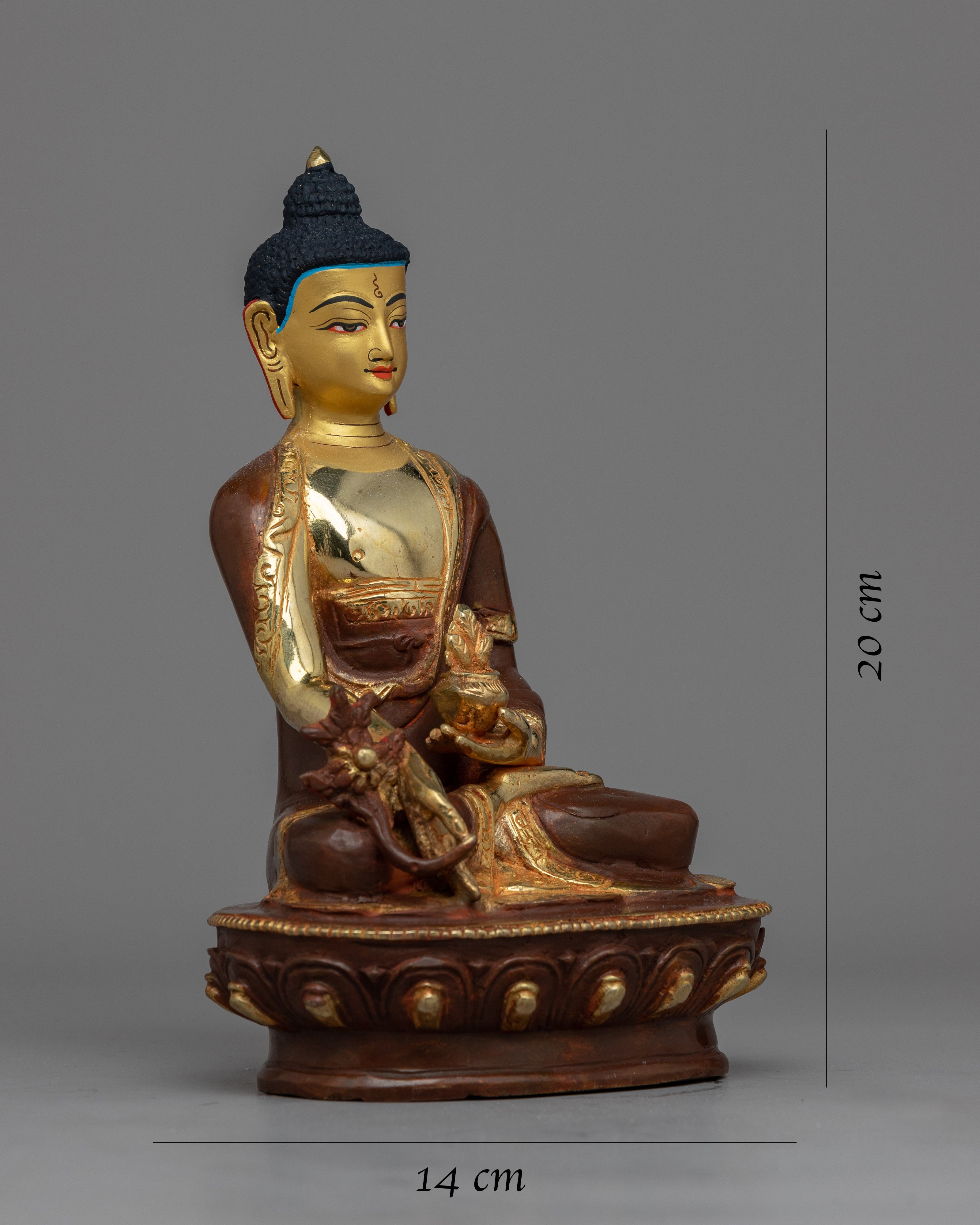 Bhaisajyaguru Medicine Buddha Statue | Tibetan Healing Buddha Artwork