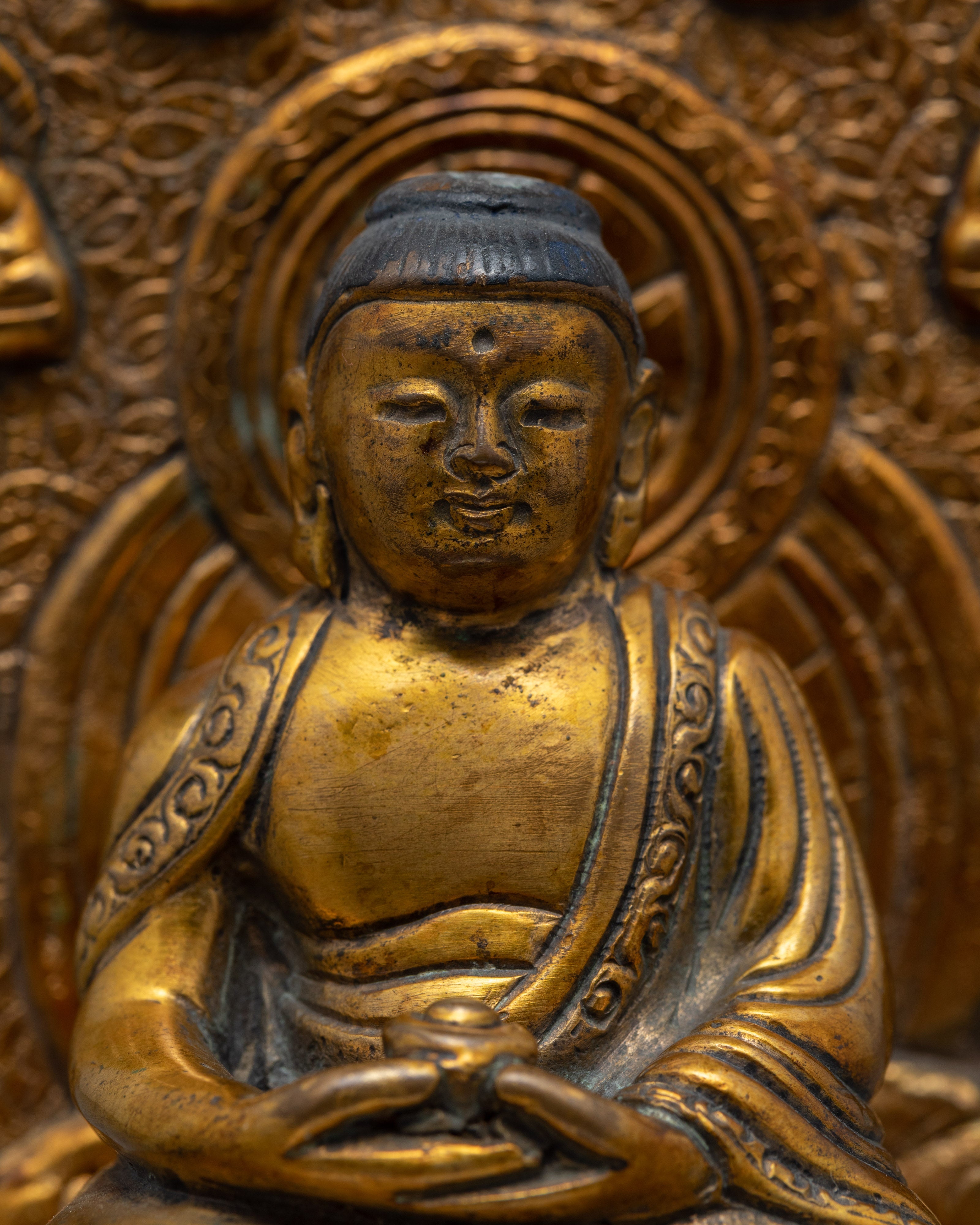 Amitabh Buddha Statue | Statue Miniatures | Buddhist Home Altar