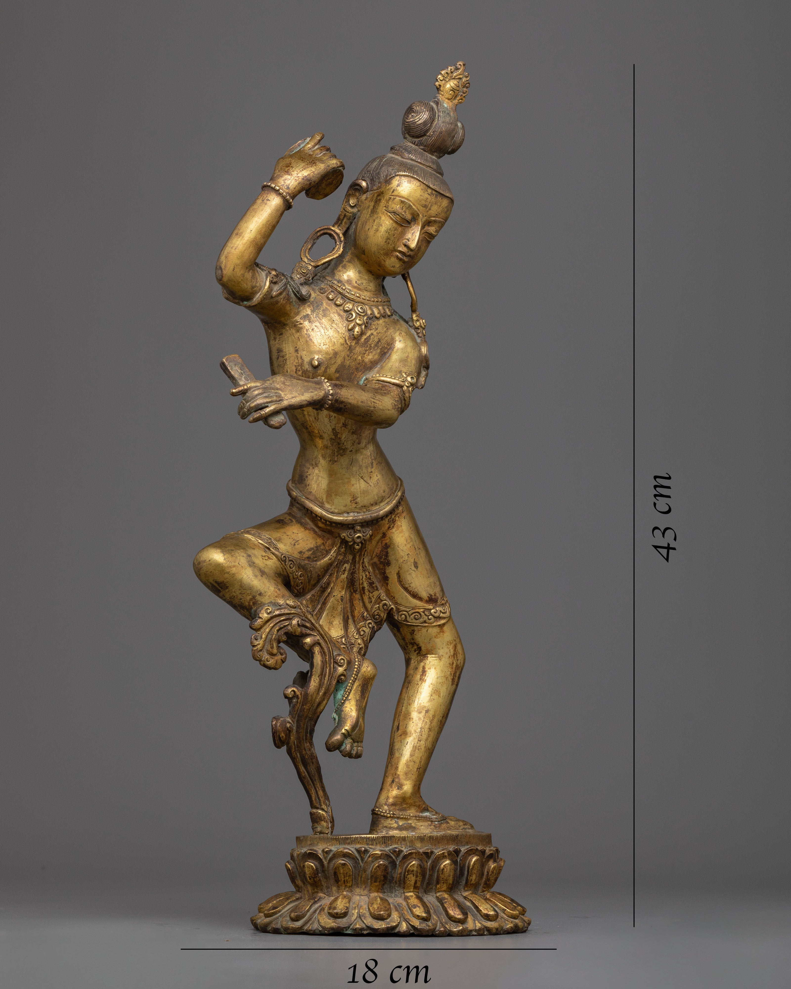 Chintamuni Lokeshvara Statue | Elegant Handcrafted Symbol of Cosmic Dance