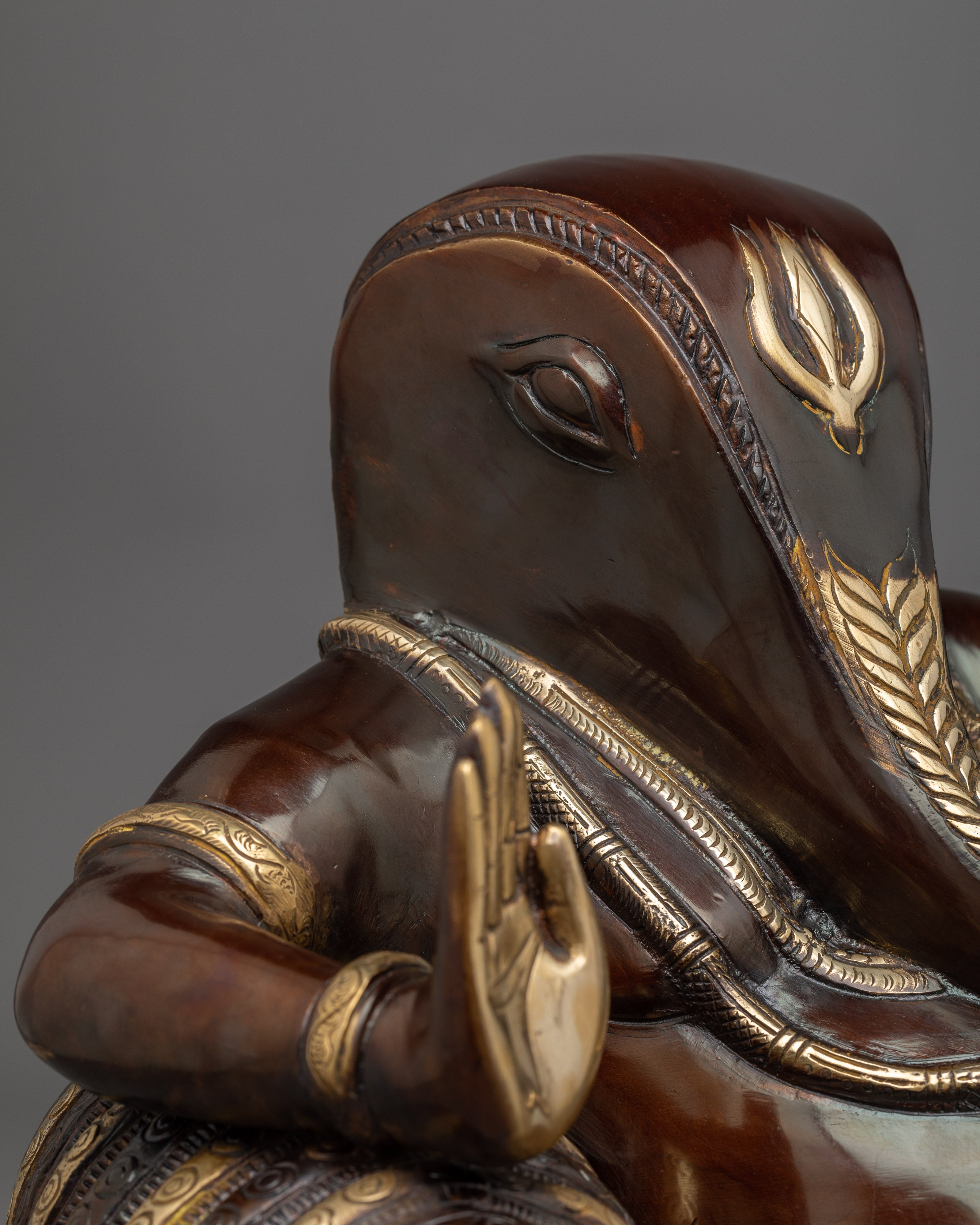 Divine Resting Ganesh Statue | Handcrafted Symbol of Protection and Blessings