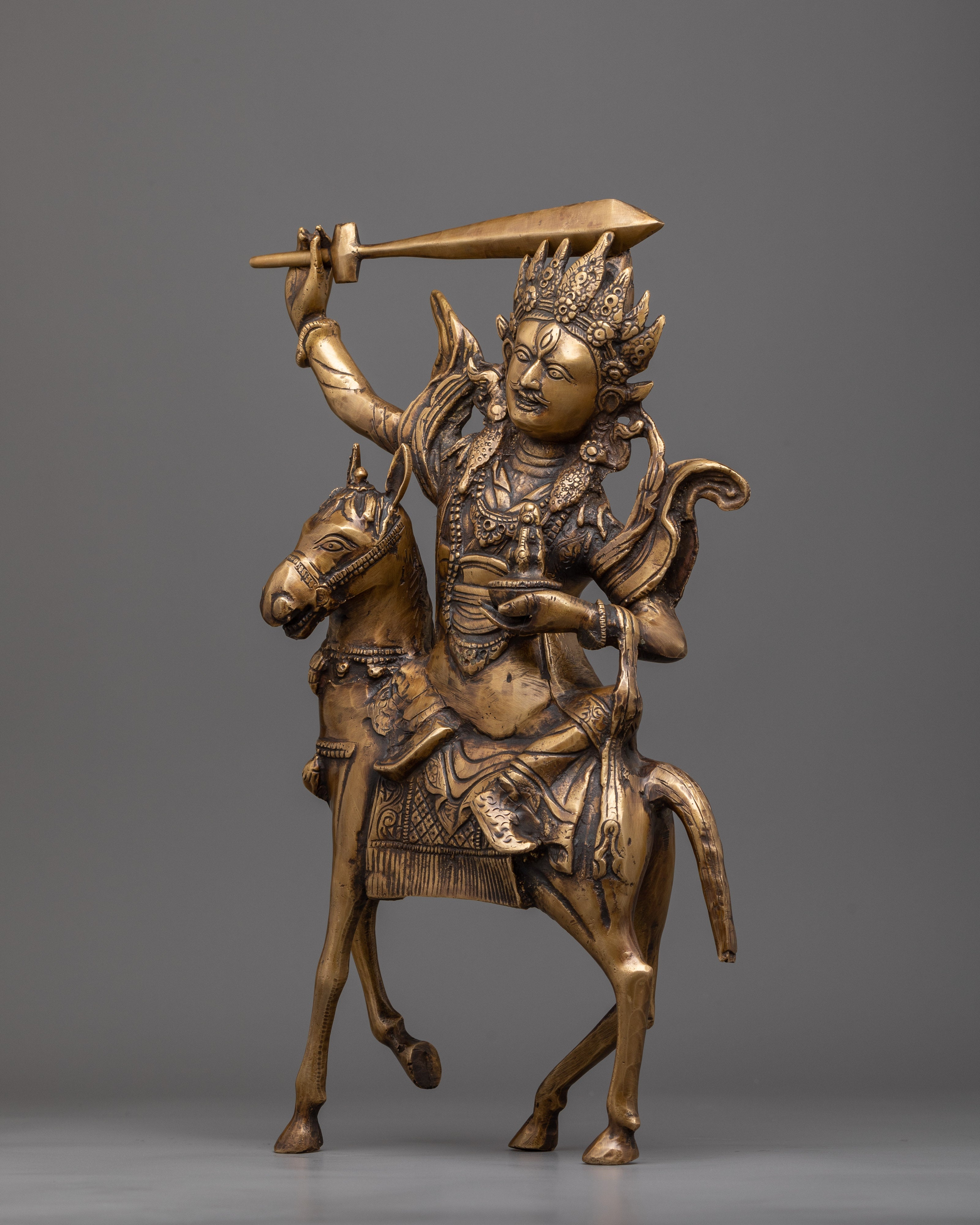 Palden Lhamo Empowerment Statue | Traditional Buddhist Artwork