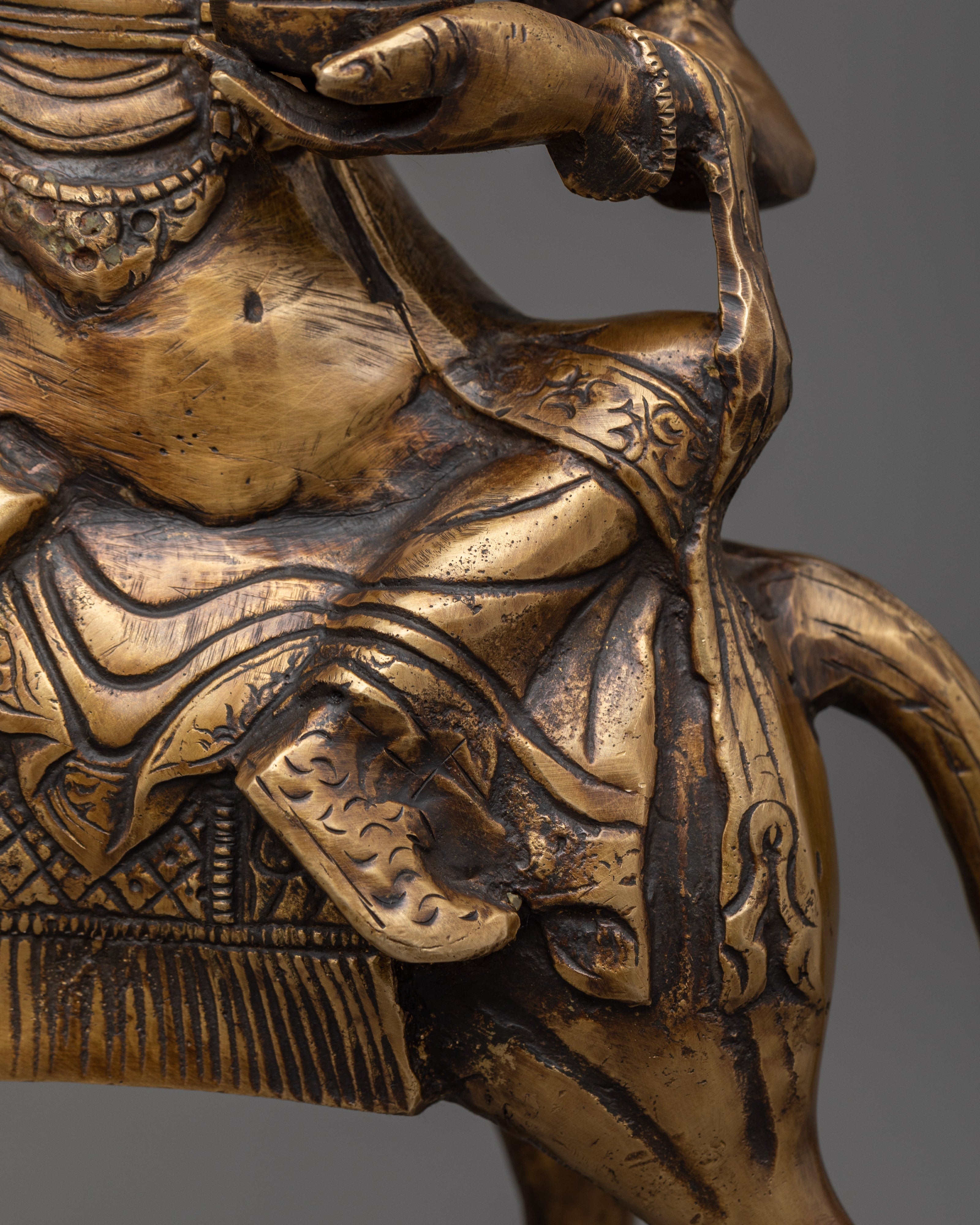 Palden Lhamo Empowerment Statue | Traditional Buddhist Artwork