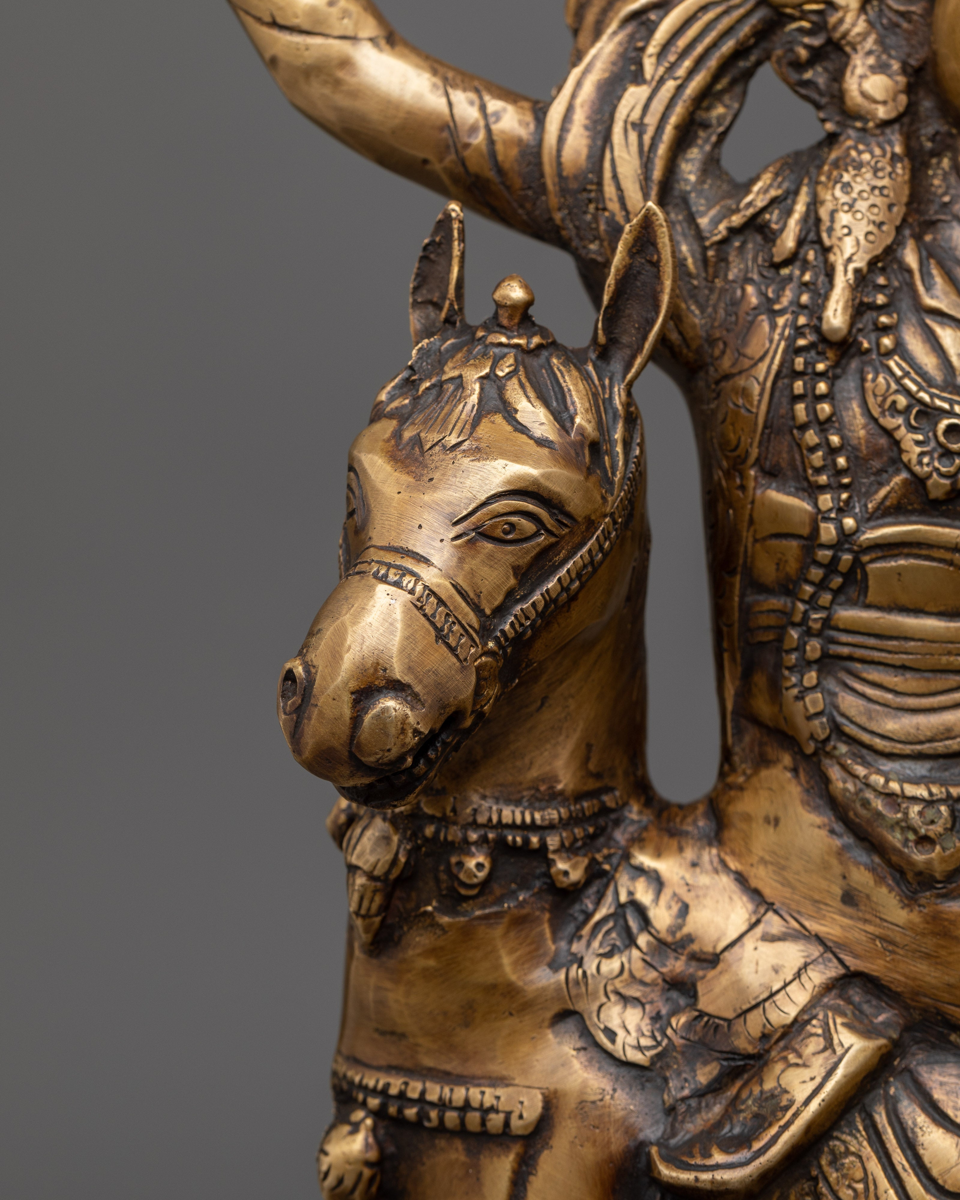 Palden Lhamo Empowerment Statue | Traditional Buddhist Artwork