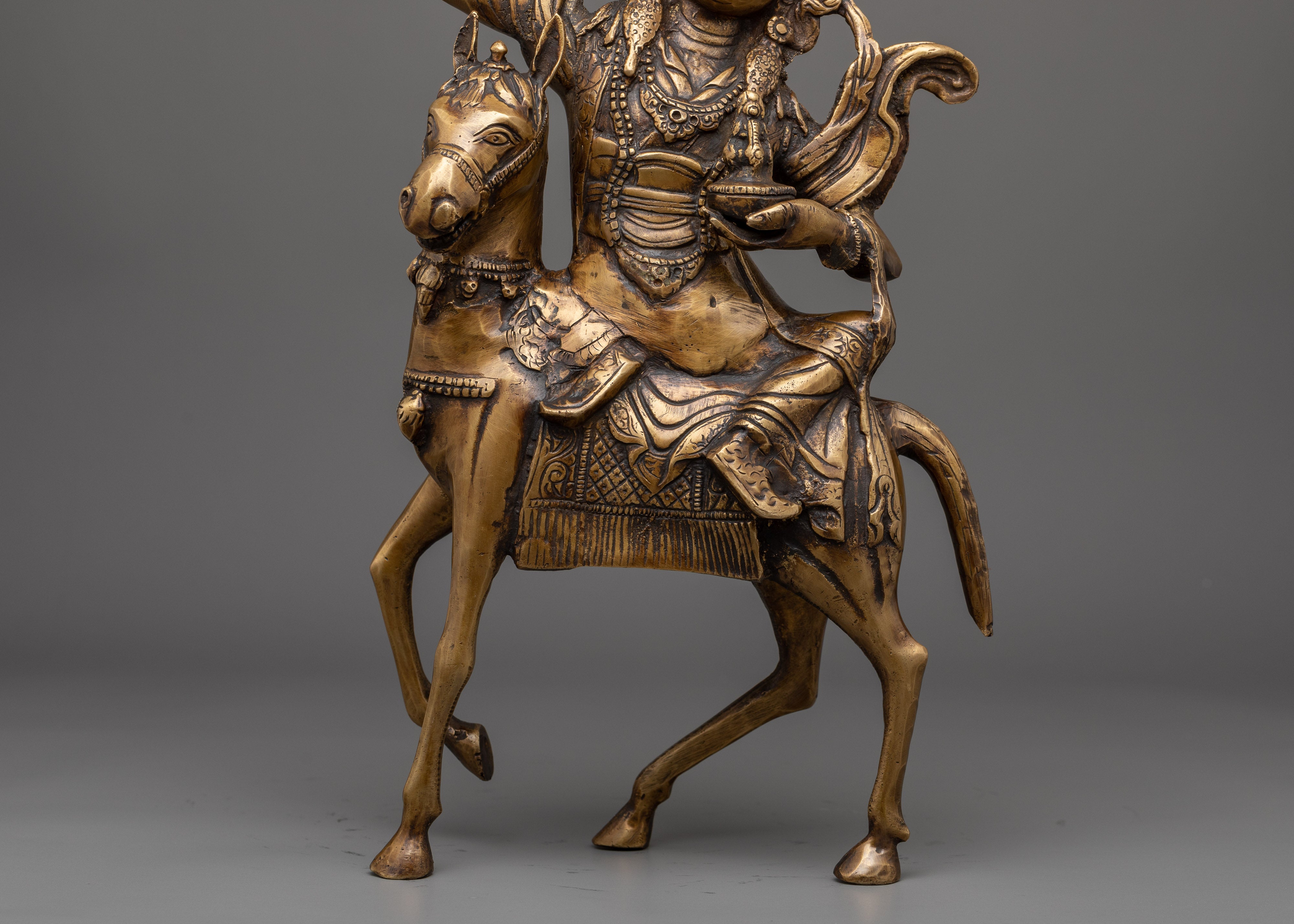 Palden Lhamo Empowerment Statue | Traditional Buddhist Artwork