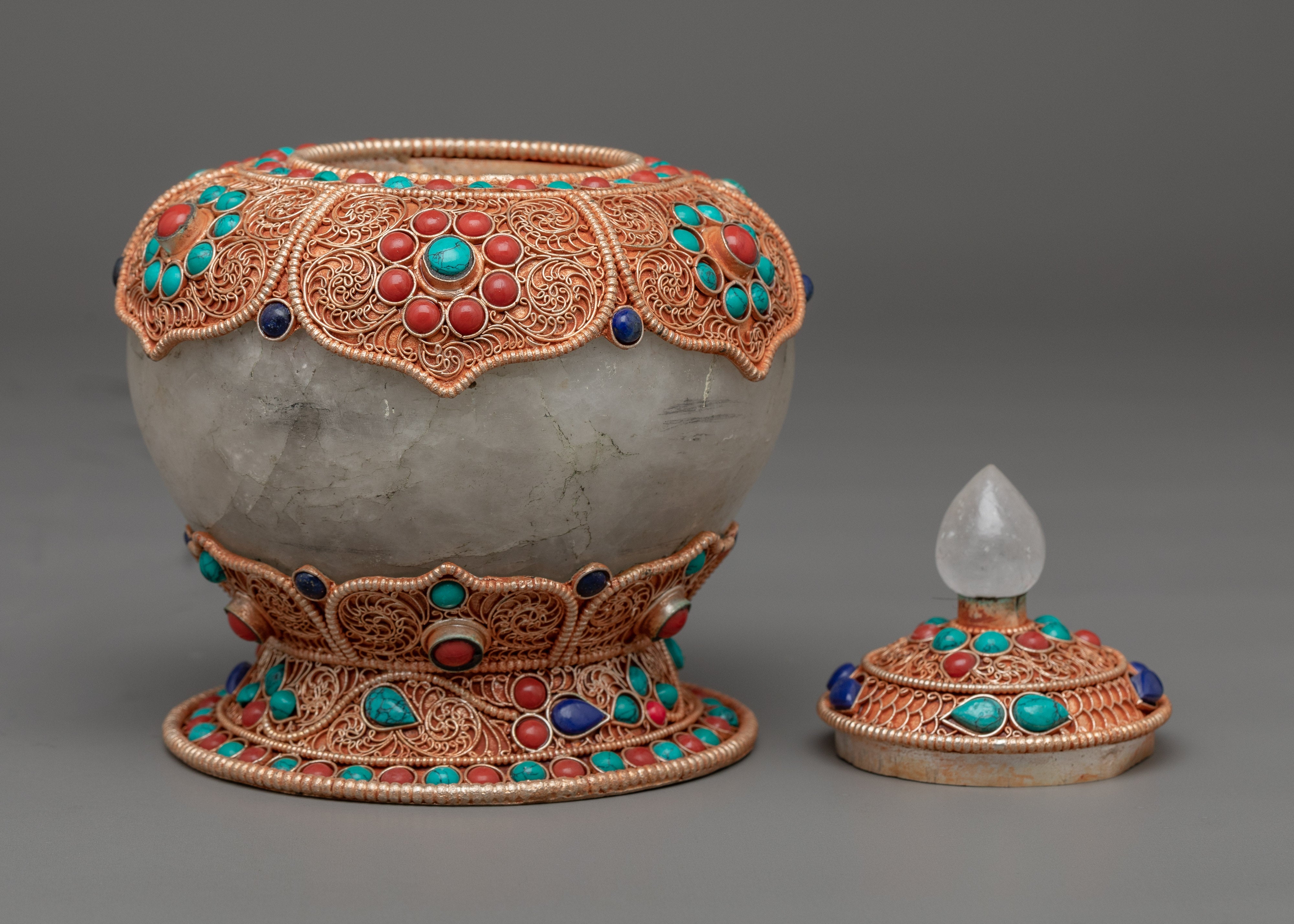 Crystal Dhupur Rice Pot | Serving Rice with Spirituality & Style