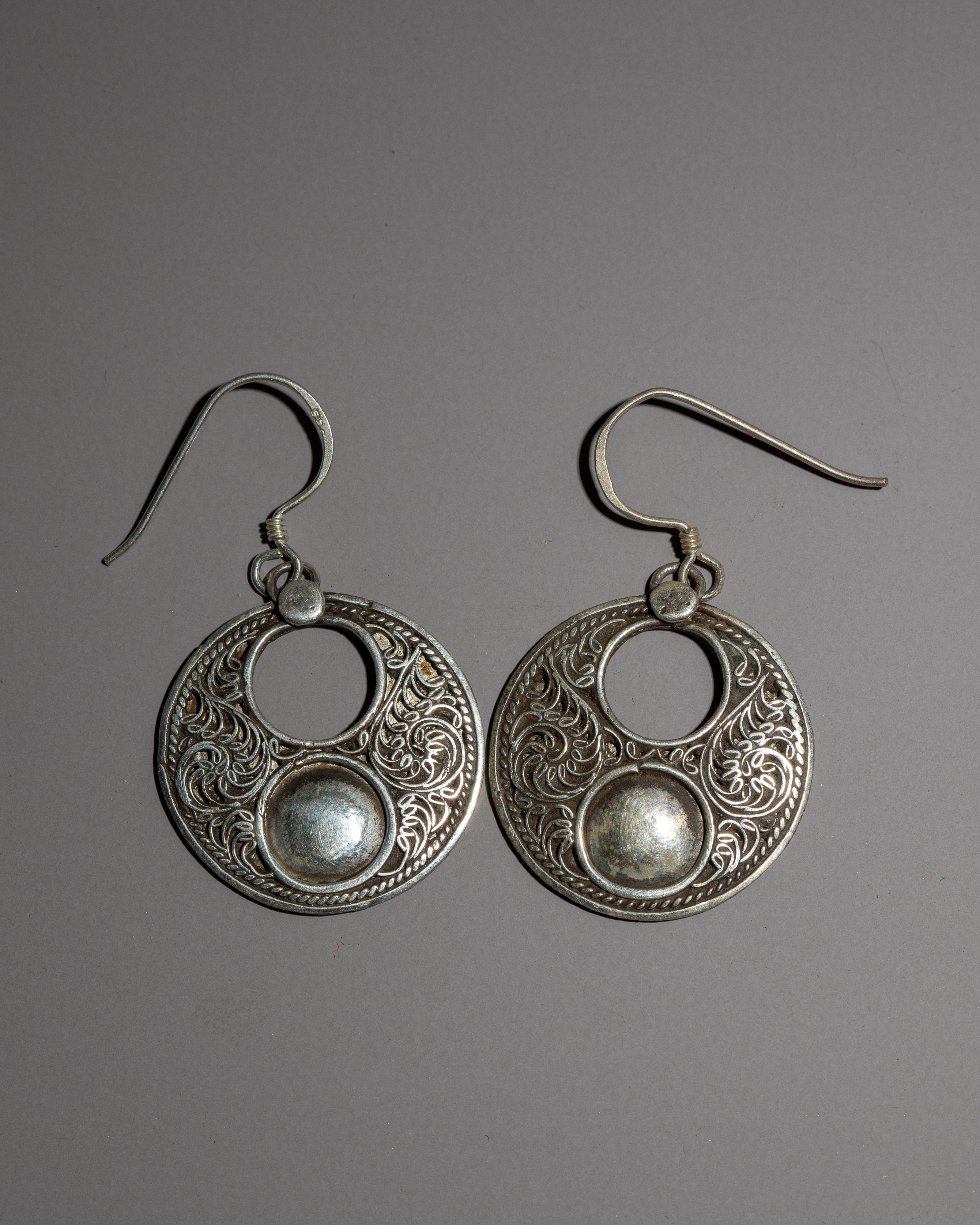 Circle Dangle Earrings
