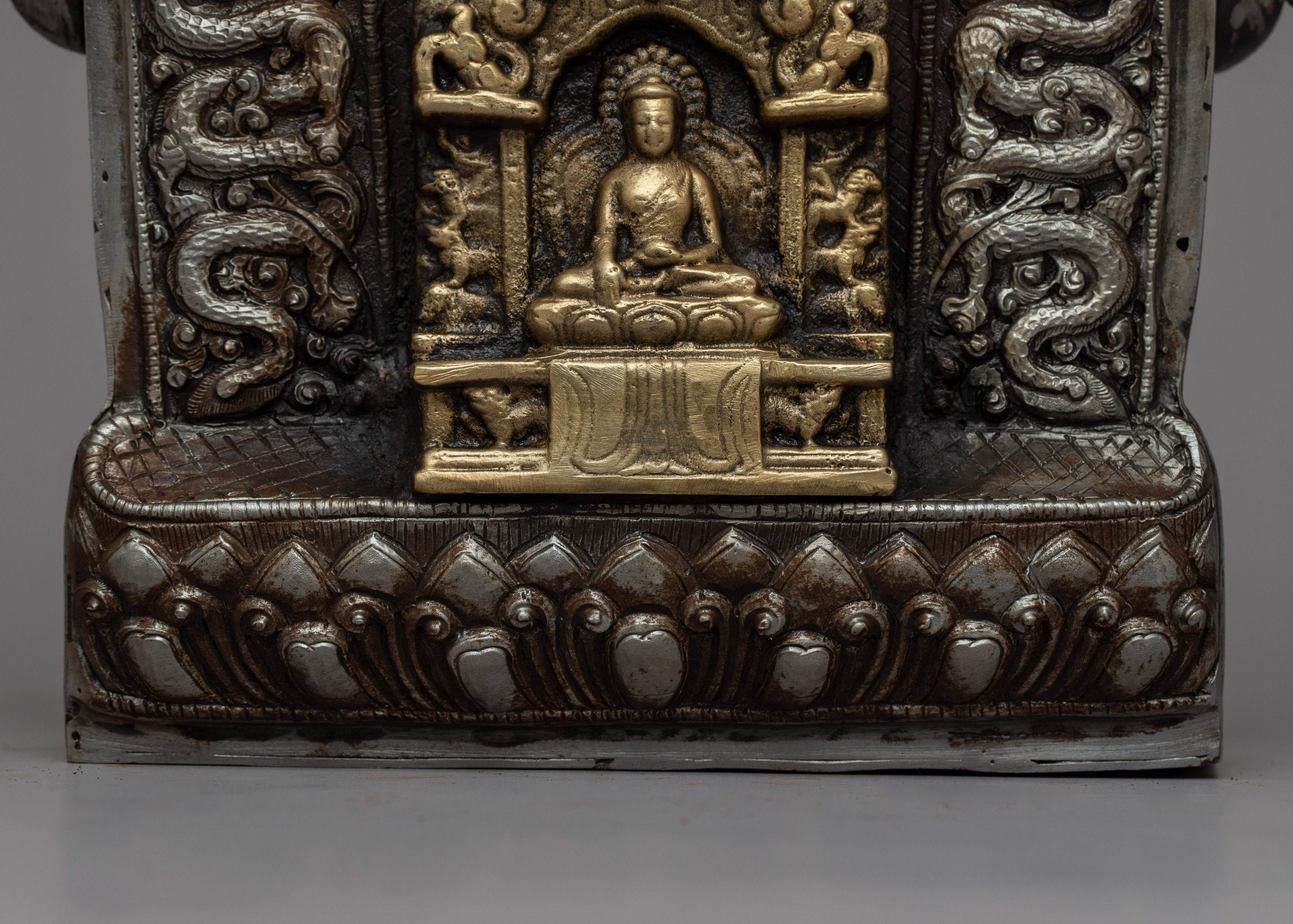 Iron Ghau Box | Sacred Tibetan Prayer Holder