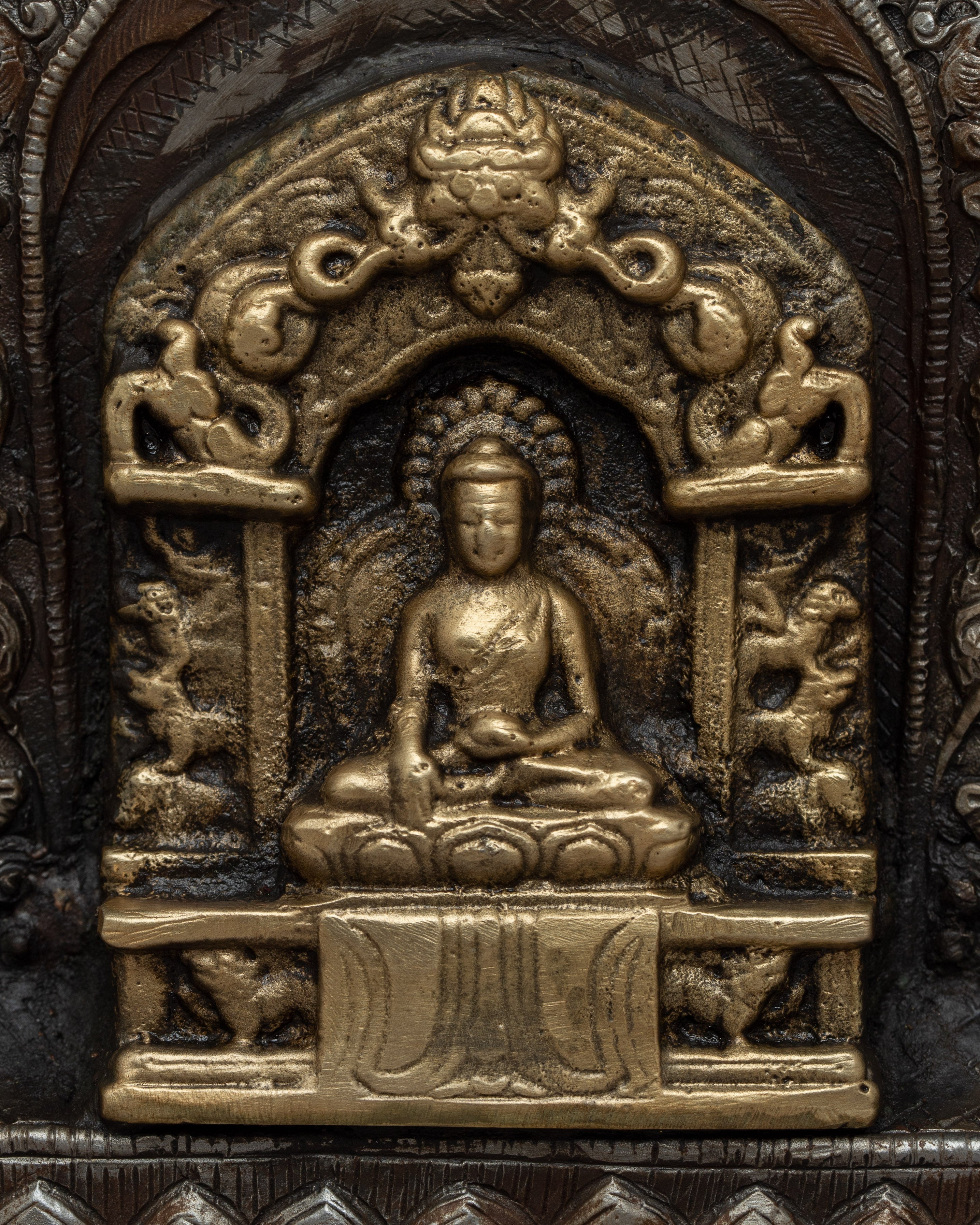 Iron Ghau Box | Sacred Tibetan Prayer Holder