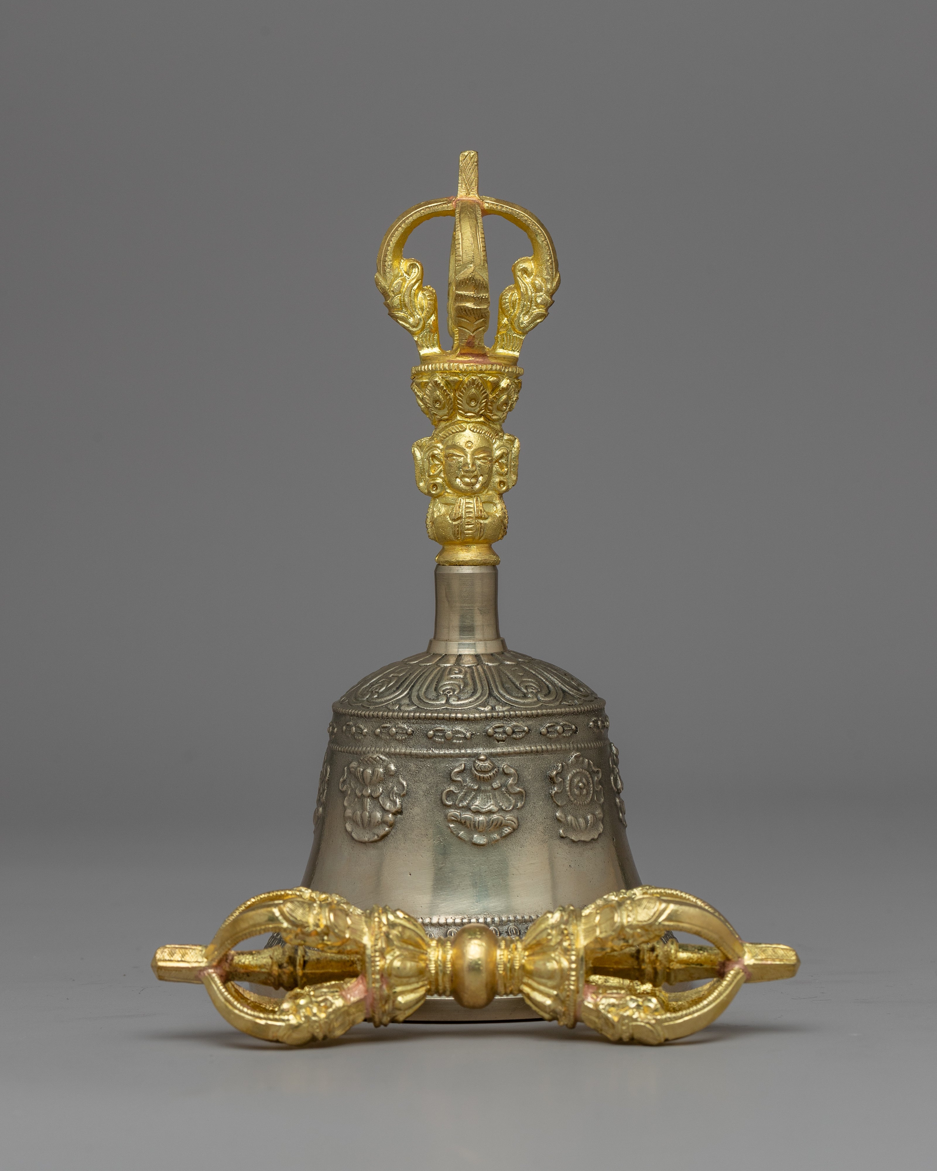 Brass Vajra and Bell Set | Enhance Your Mantra Recitations