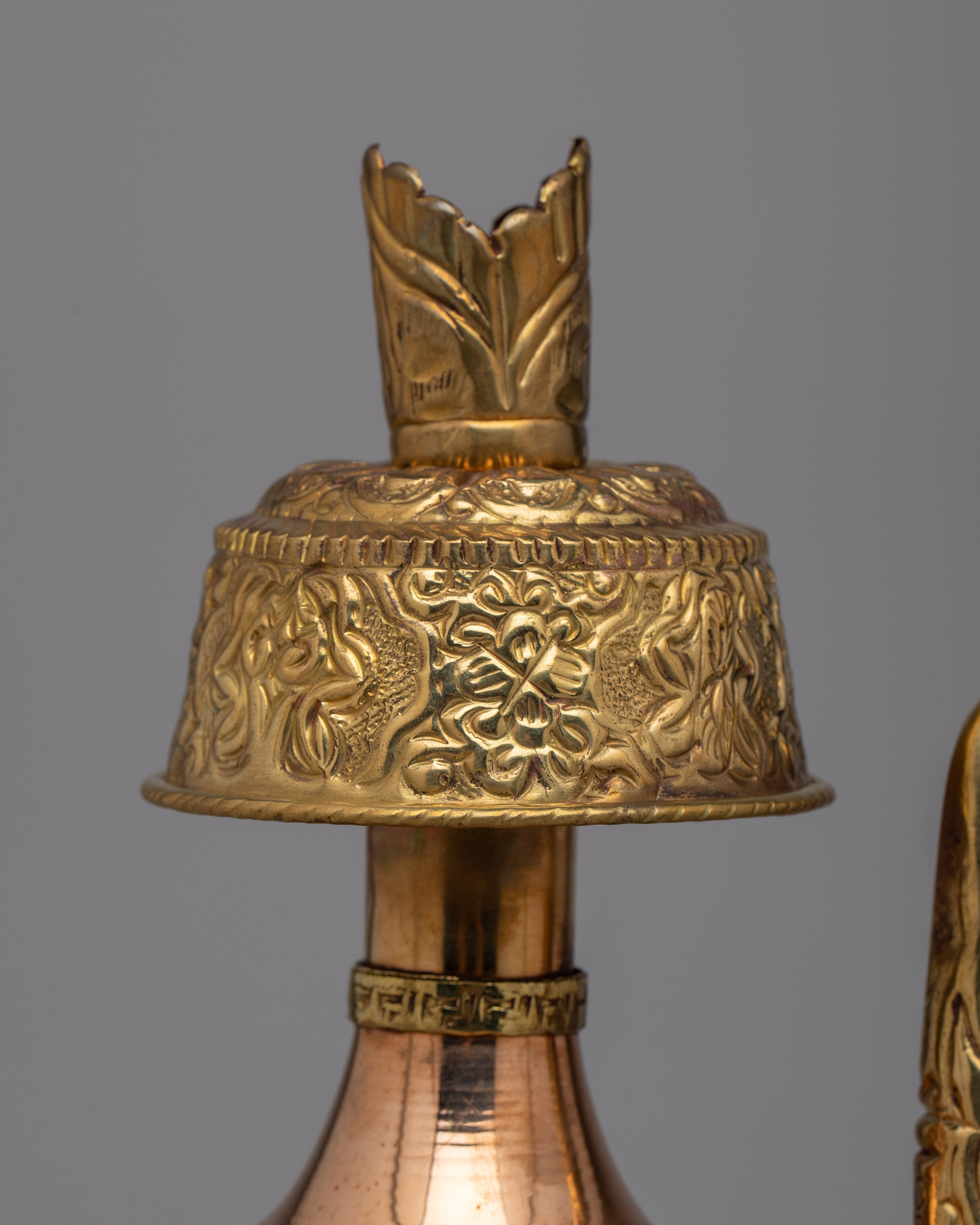 Bhumpa Brass Altar Vase | Ceremonial Altar Vase for Rituals