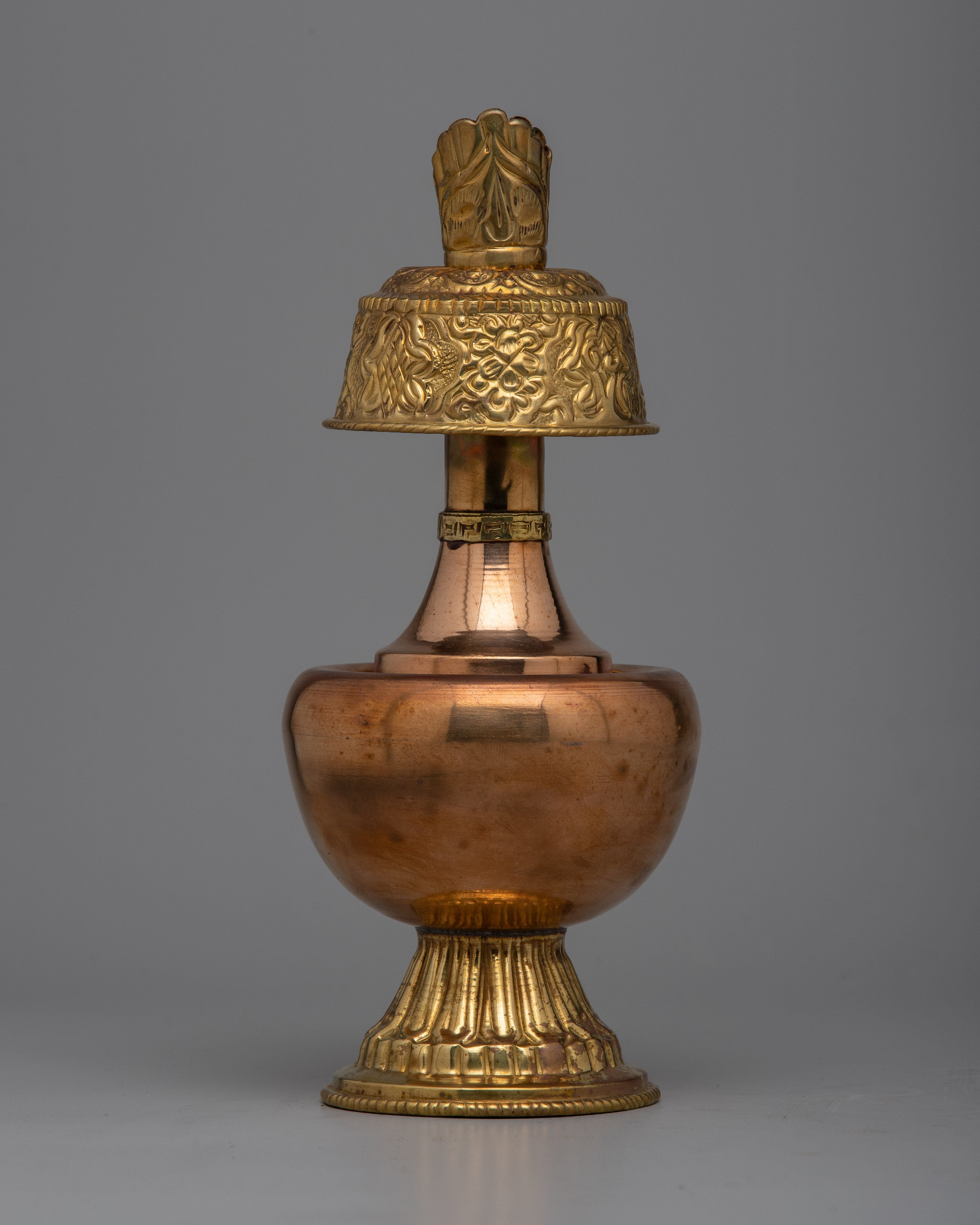 Bhumpa Brass Altar Vase | Ceremonial Altar Vase for Rituals