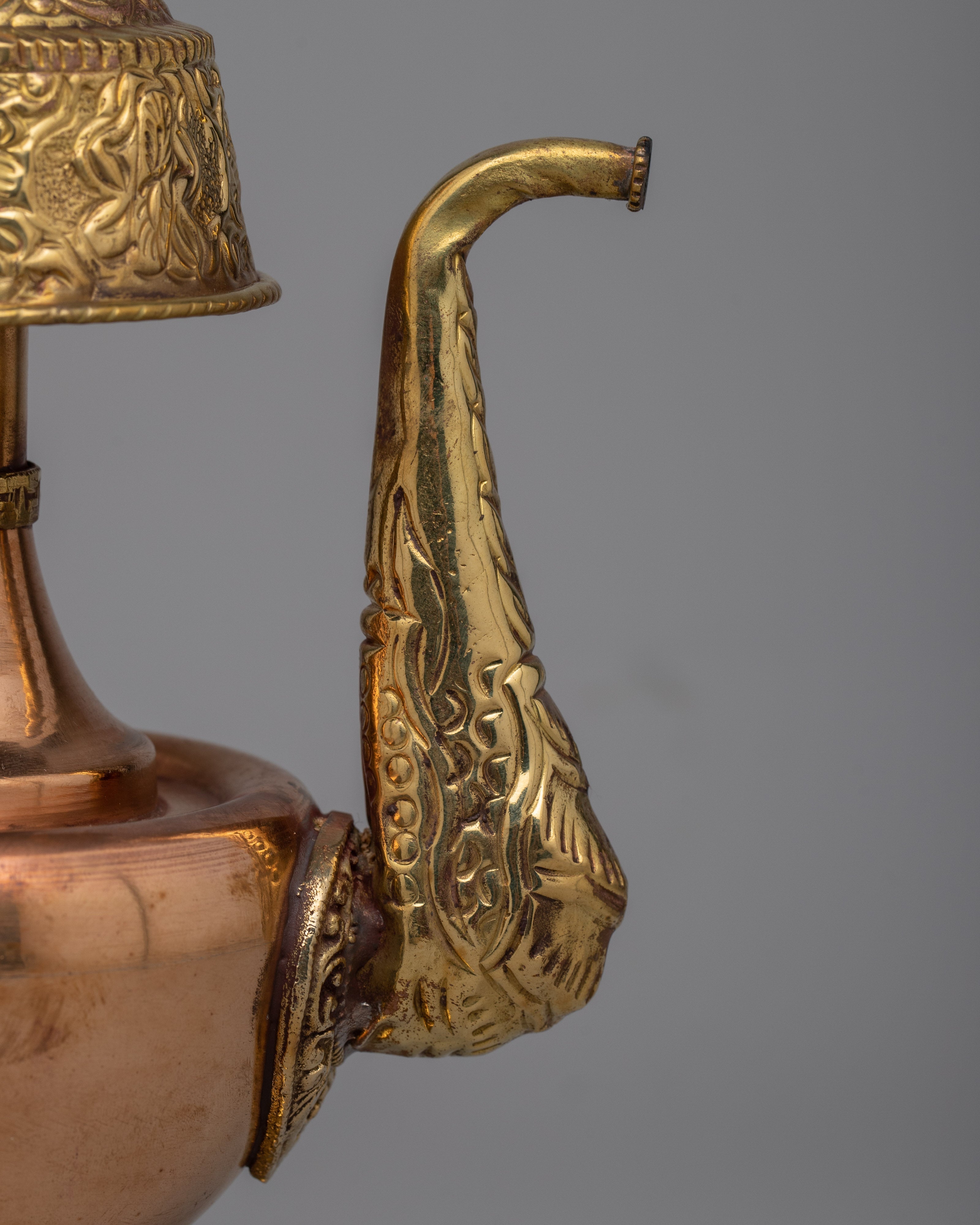 Bhumpa Brass Altar Vase | Ceremonial Altar Vase for Rituals