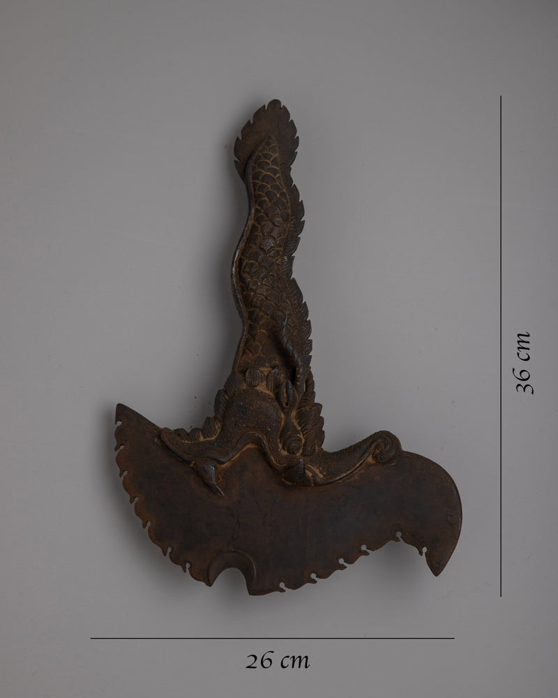 Iron Oxidized Kartika Knife | Tibetan Buddhist Ceremonial Knife