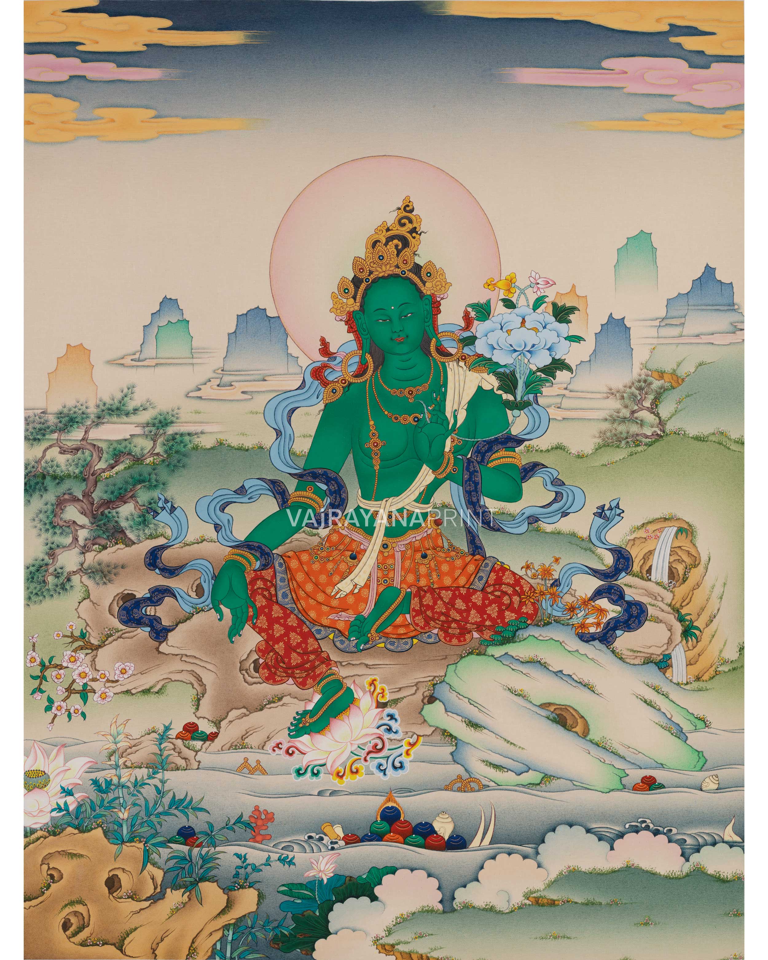 High-Quality Giclee Print Of Tara Mother For Prayer