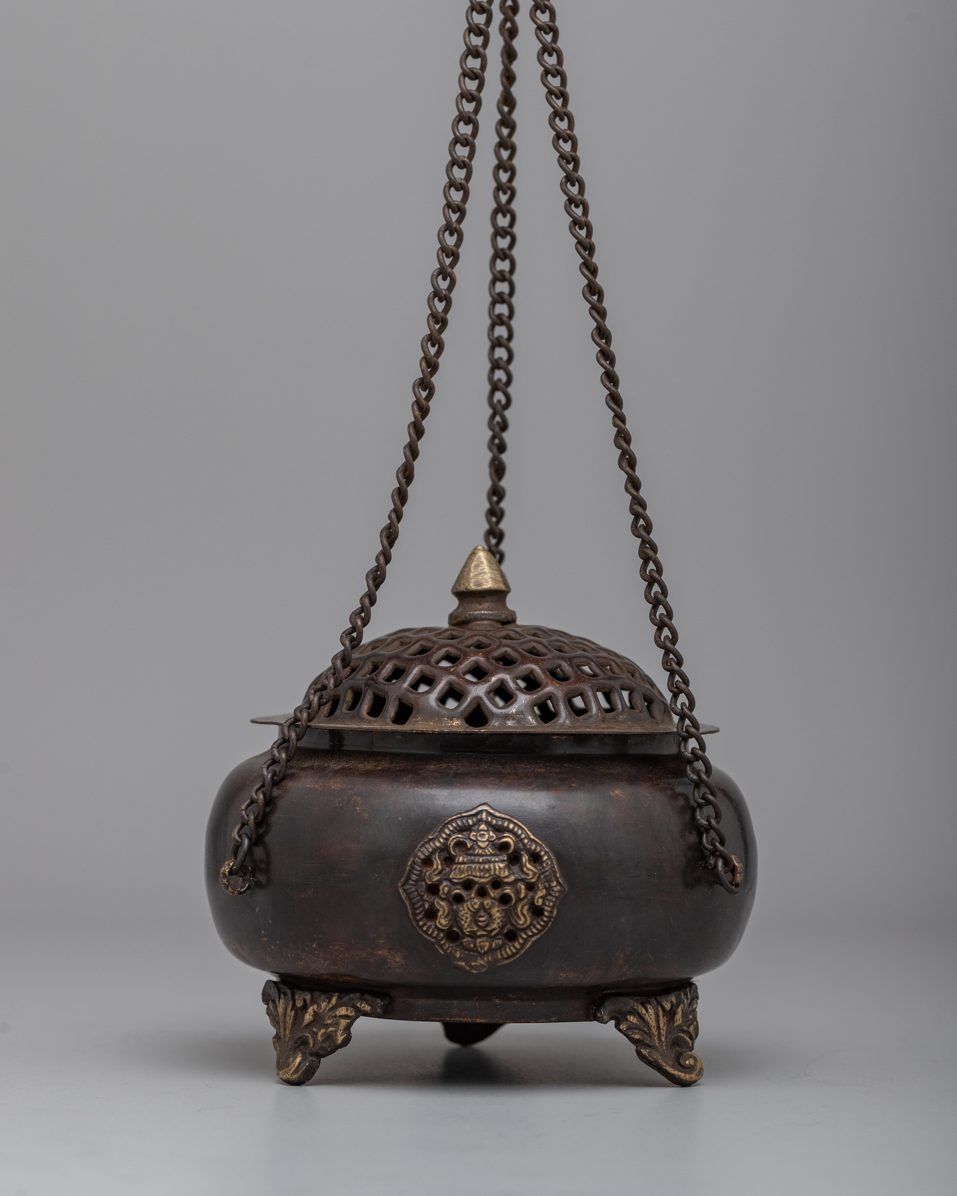 Incense Brass Burner | Unique Decorative Piece for Home Fragrance