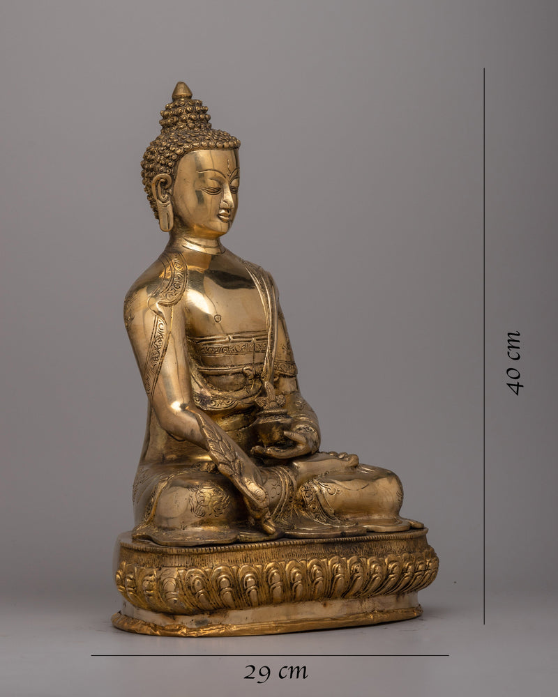 Medicine Buddha Healing Deity Statue | Doctor of Buddhism Who cures Suffering