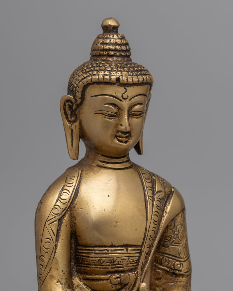 Medicine Buddha Brass Statue | Buddha Statue for Serenity