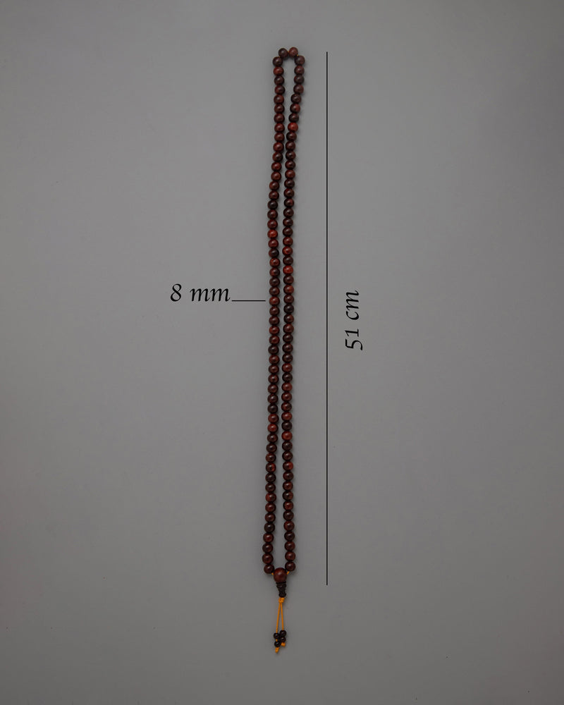 Sandalwood Mala Beads | Spiritual Jewelry for Balance and Focus