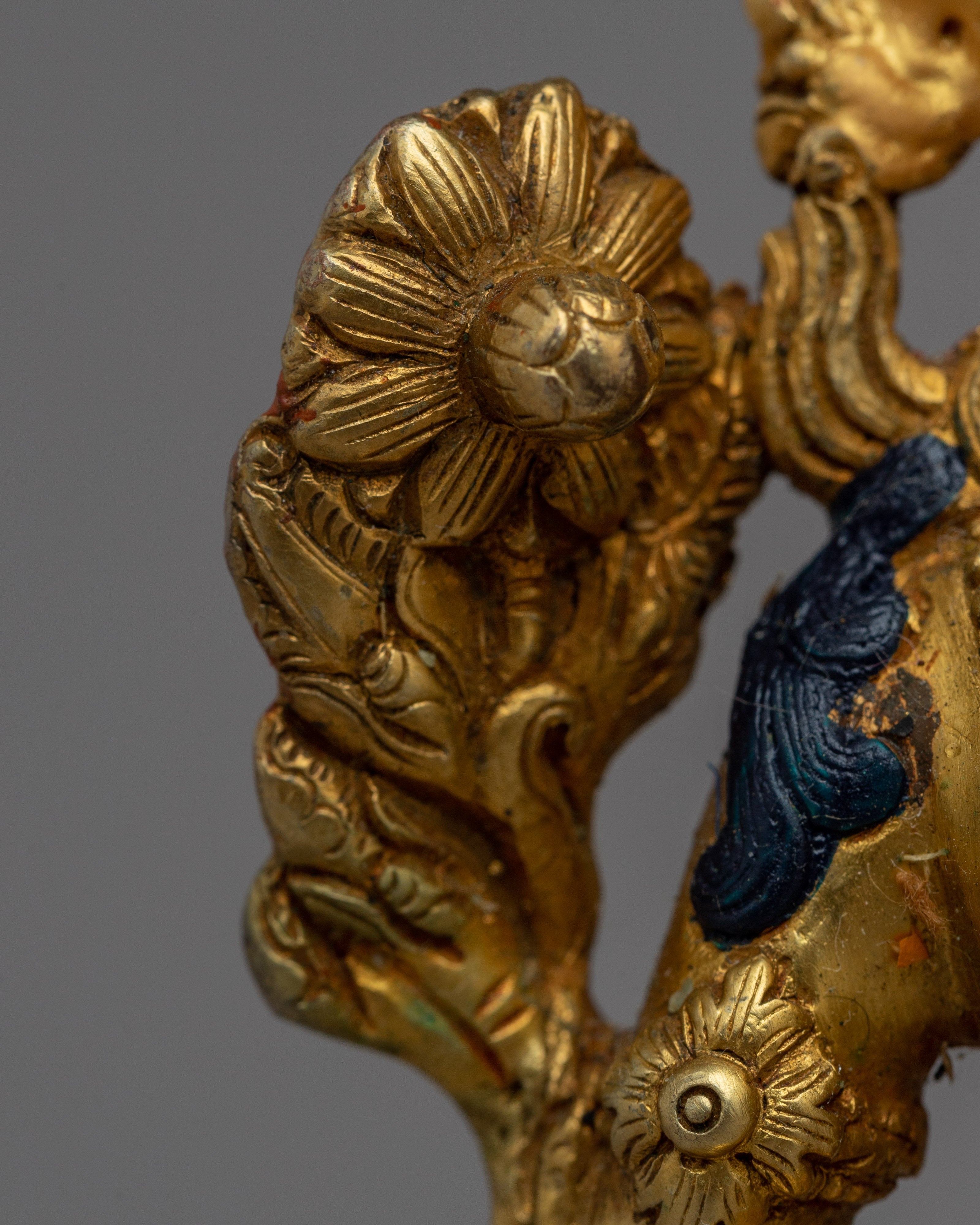 Goddess Standing Green Tara Statue | Handcrafted Statue in Graceful Standing Pose