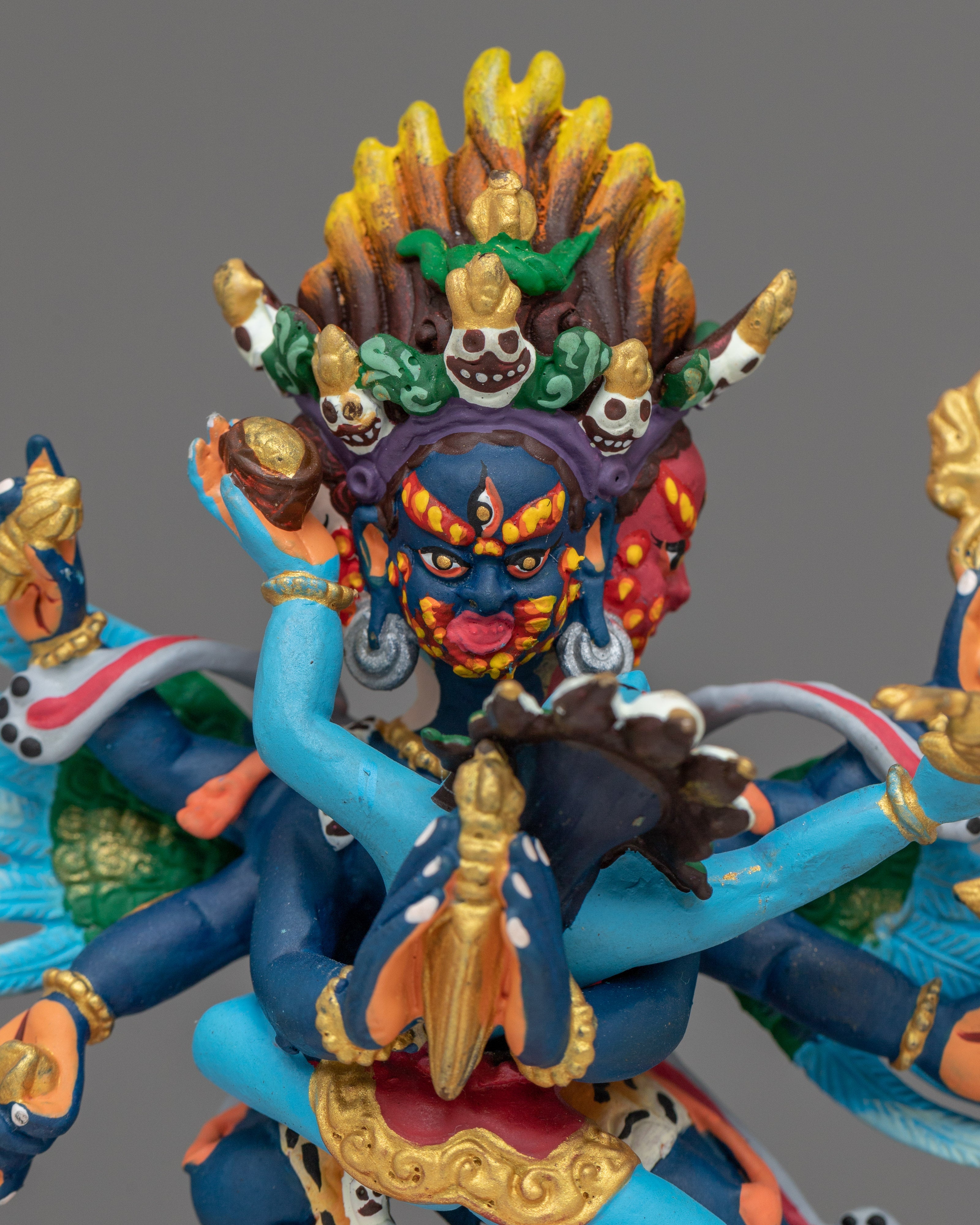 Miniature Vajrakilaya Statue | Embodying Fierce Protection