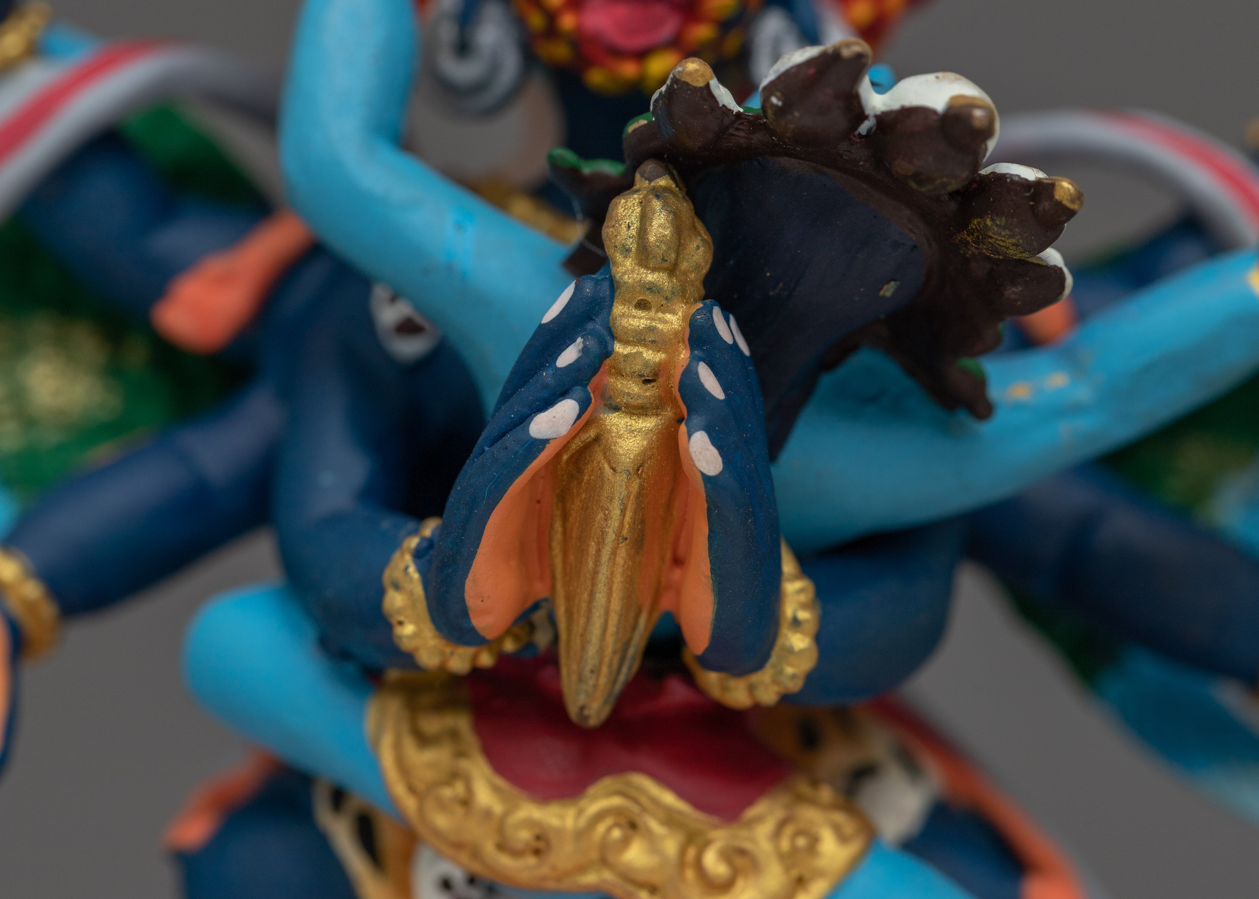 Miniature Vajrakilaya Statue | Embodying Fierce Protection