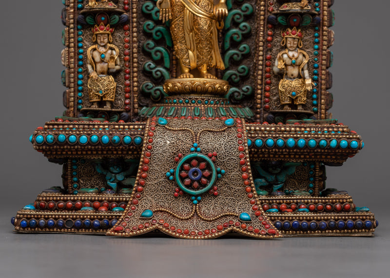 The Bodhisattva Avalokiteshvara Statue | Tibetan Buddhist Decor for Harmony