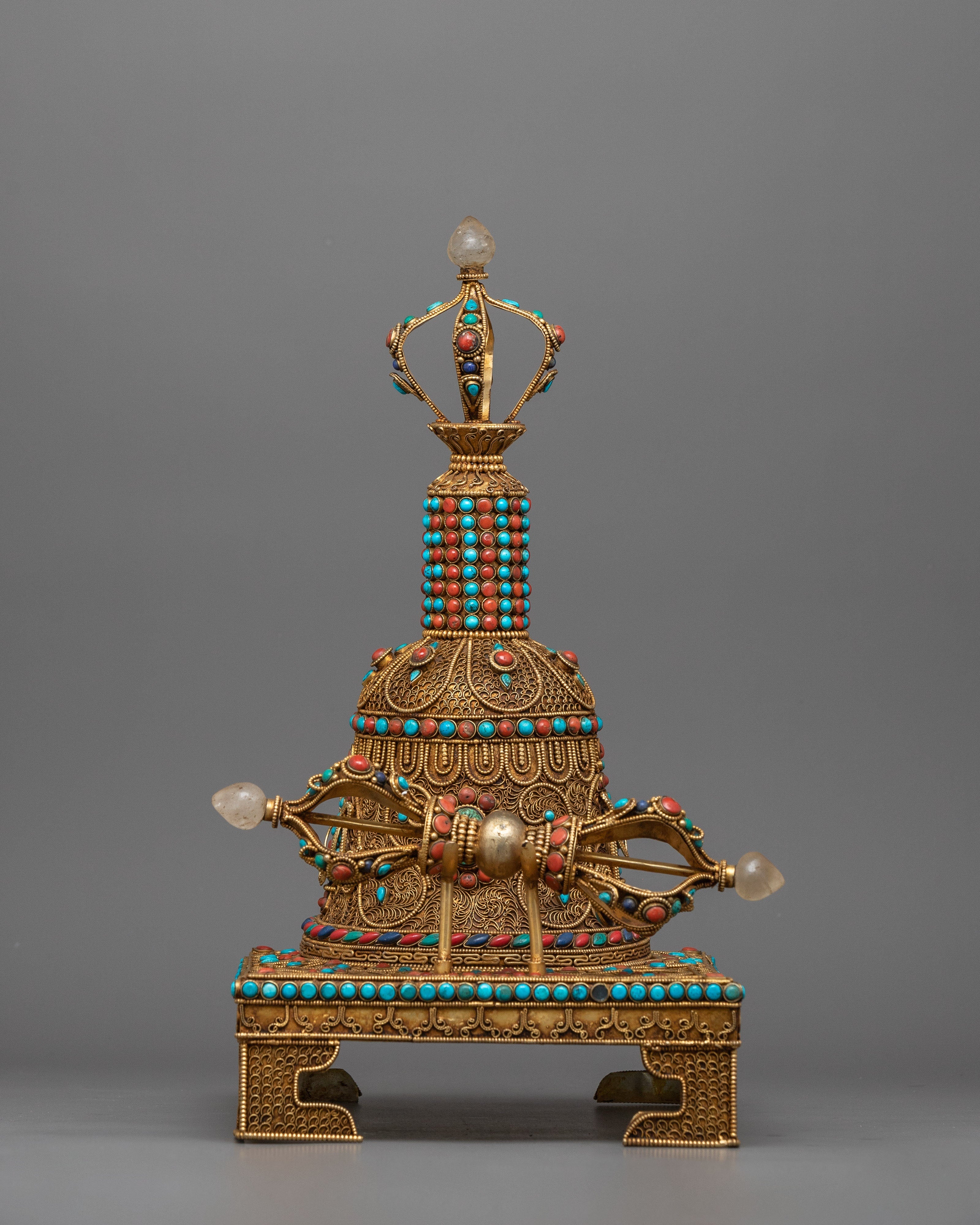 Vajra Bell Ghanta Set | Authentic Tibetan Dharma Practice Tools