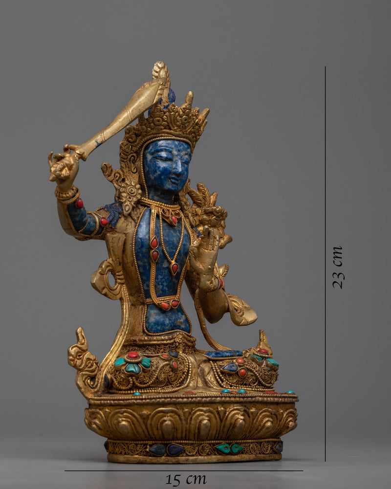 Manjushri Bodhisattva Statue |  Perfect Gift for Meditation and Mindfulness