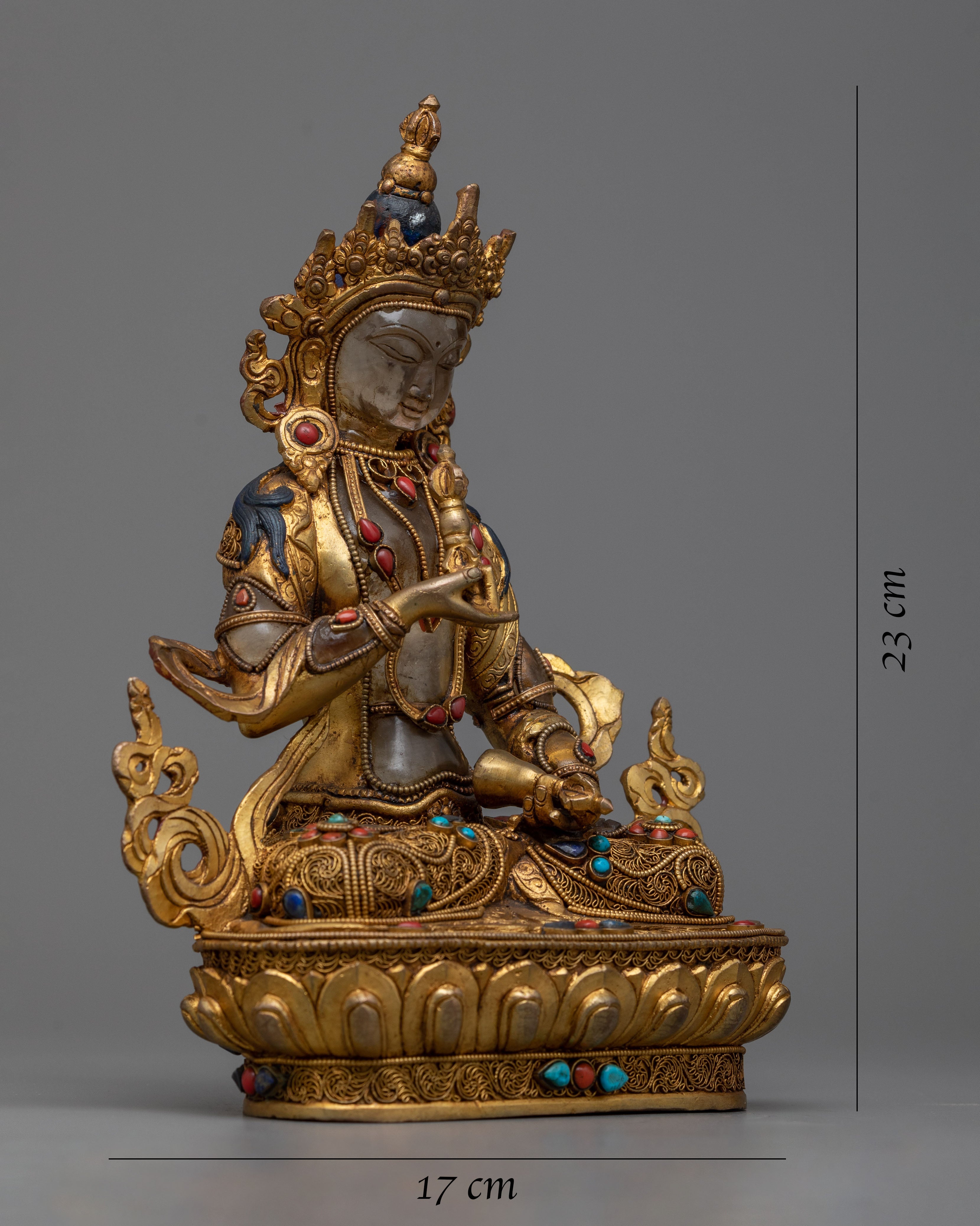 Vajrasattva Bodhisattva Statue | Perfect for Meditation Space and Spiritual Practice