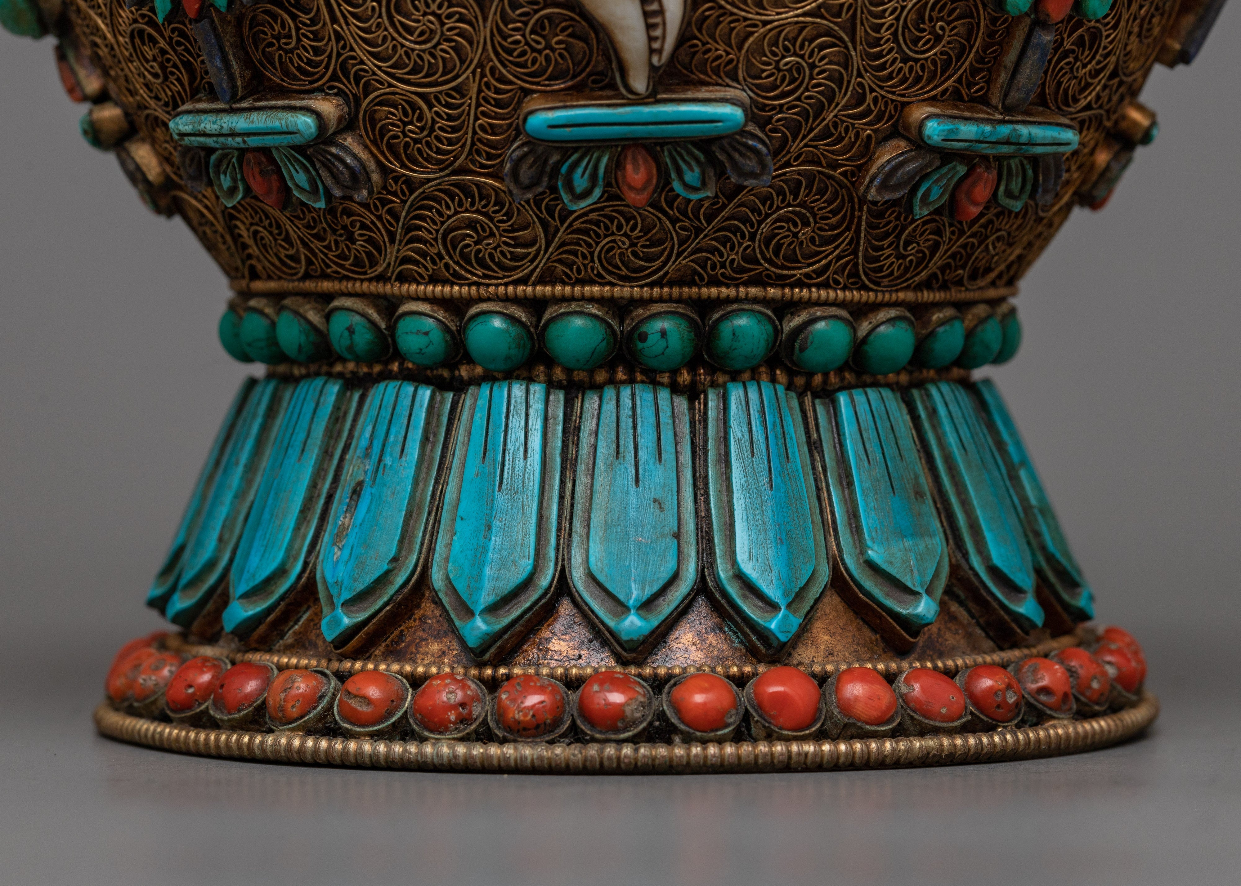 Ceremonial Dhupur Rice Pot | A Spiritual Companion for Prayer and Offerings