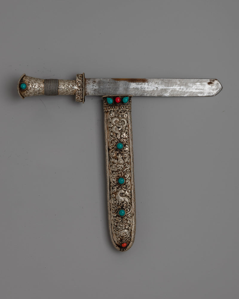 Tibetan Ceremonial Knife | Traditional Buddhist Artifact