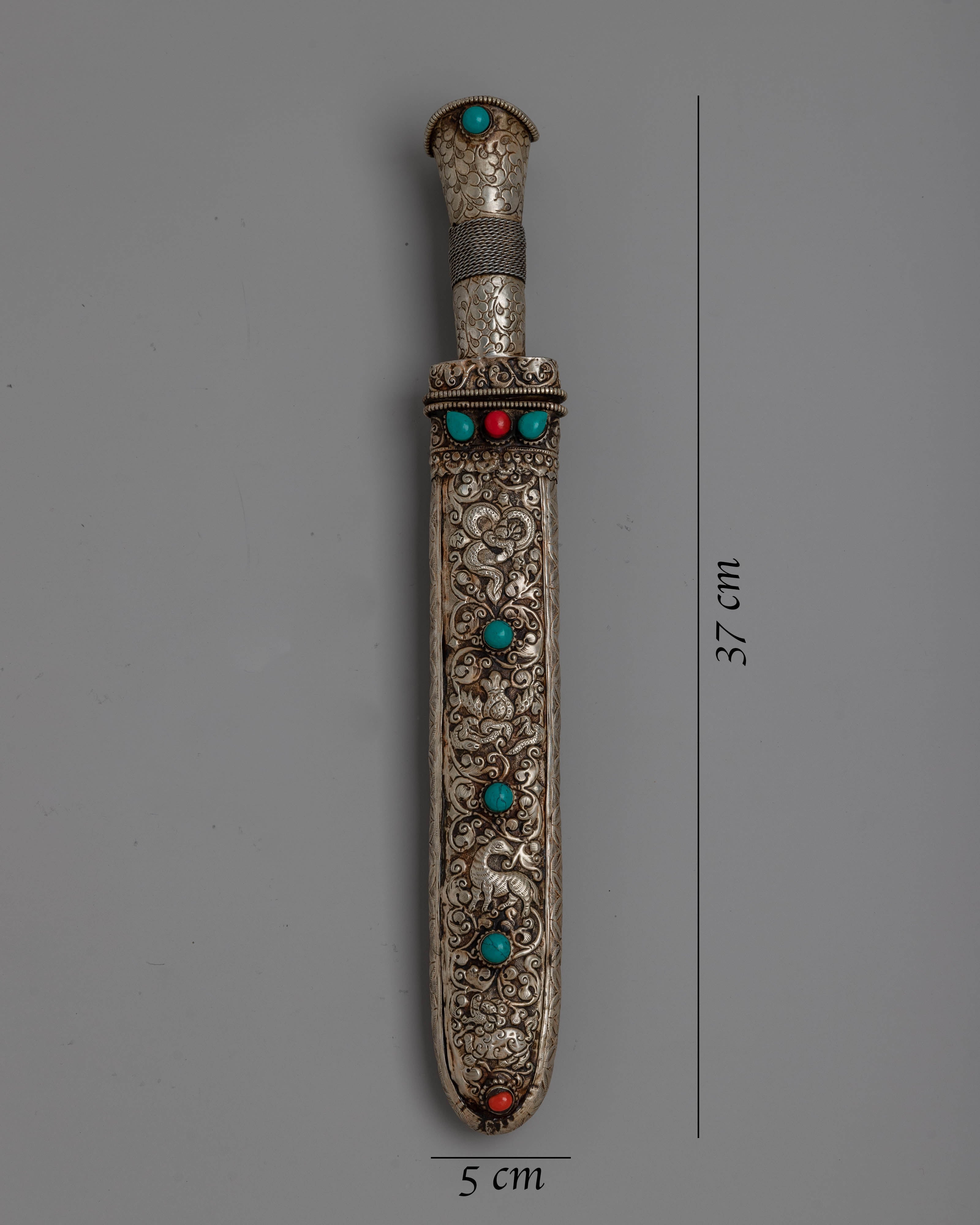 Tibetan Ceremonial Knife | Traditional Buddhist Artifact