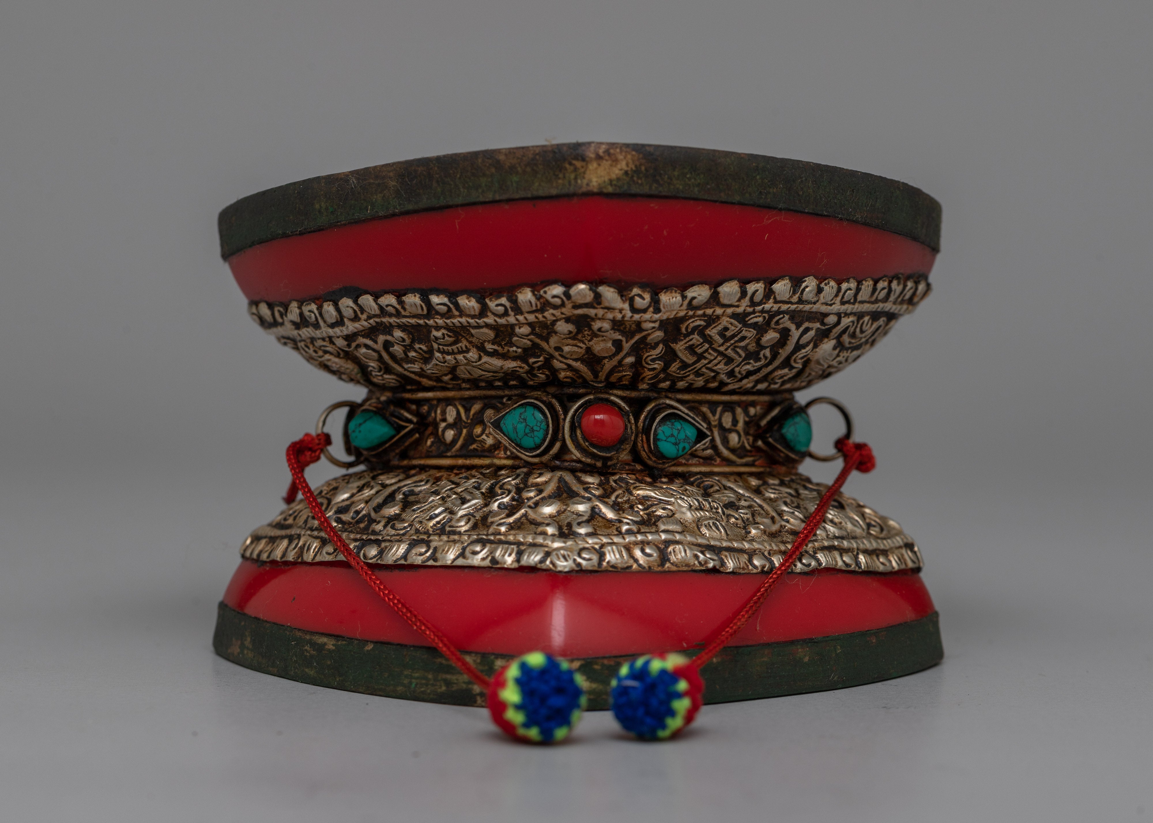 Chod Damaru Drum | Ritual Instrument for Buddhist Ceremonies
