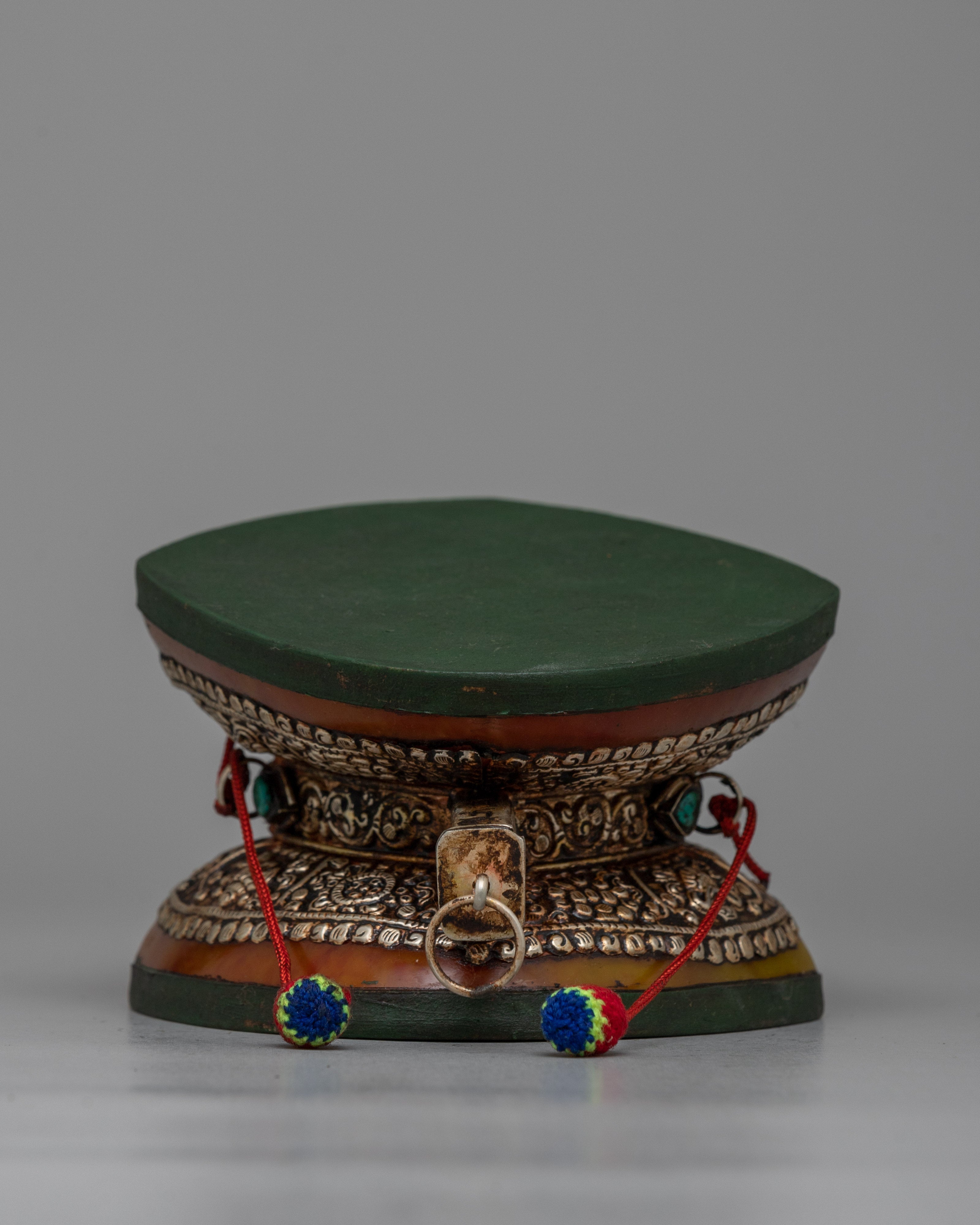 Tibetan Damaru Drum | Sacred Buddhist Ceremony Instrument