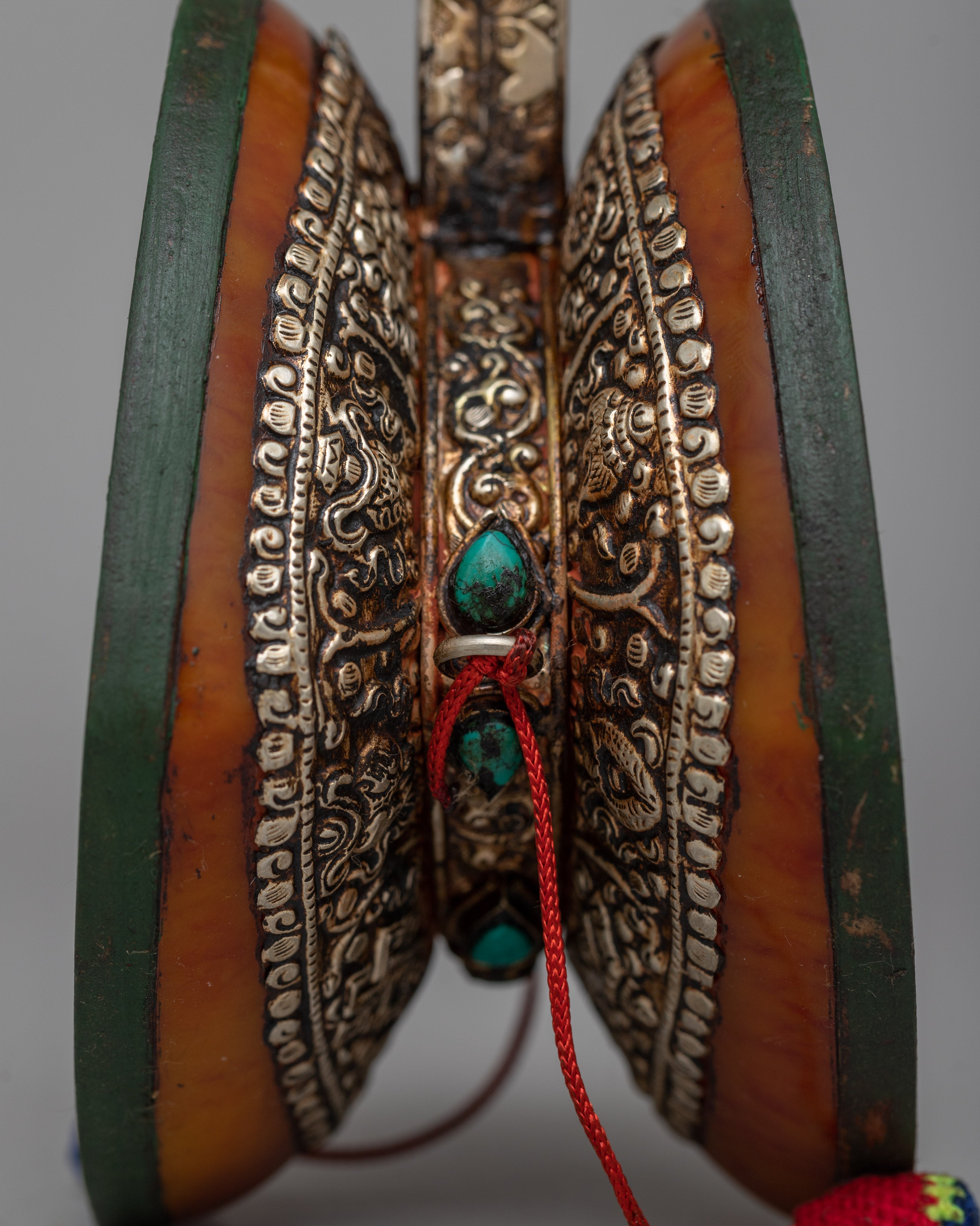 Tibetan Damaru Drum | Sacred Buddhist Ceremony Instrument