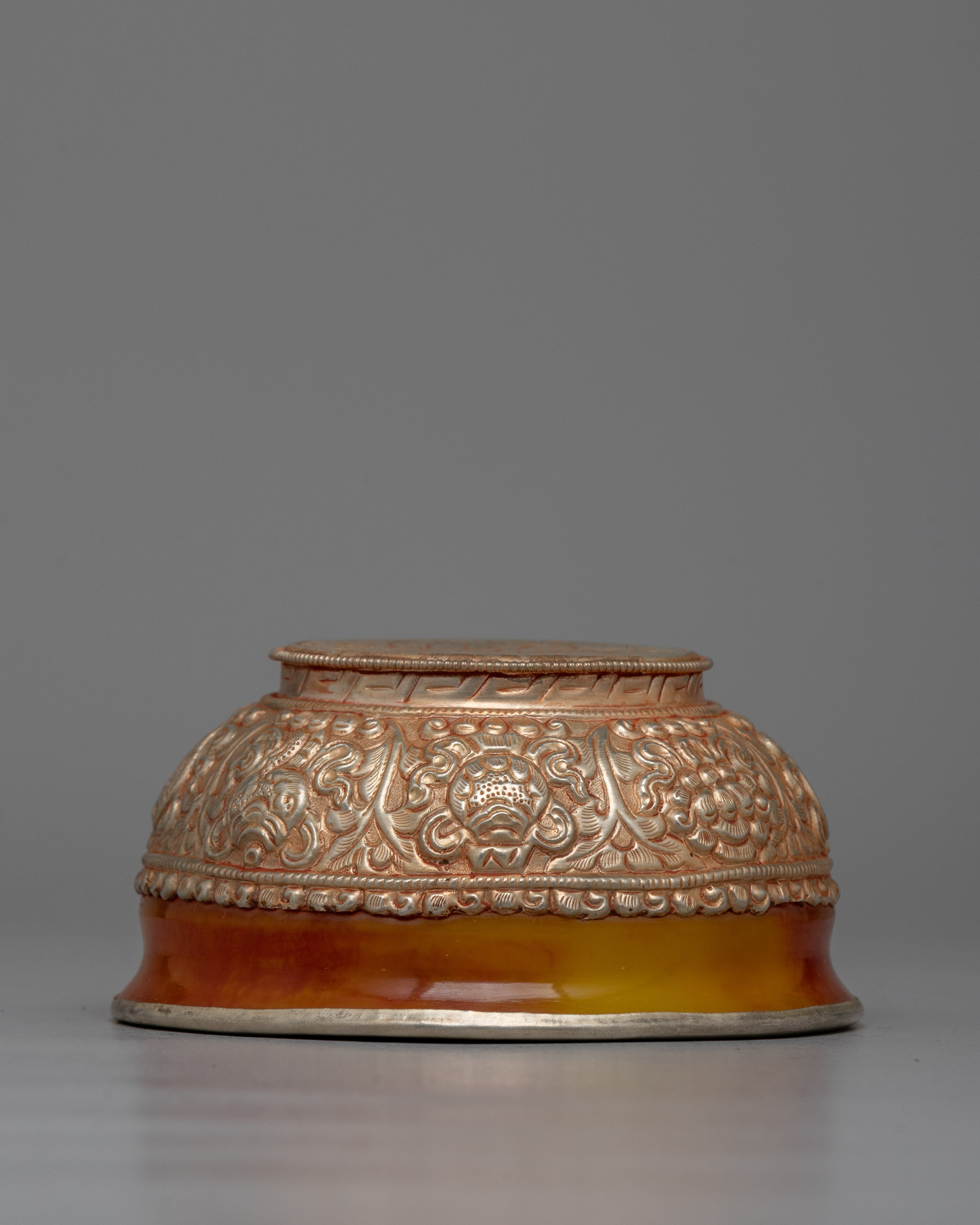 Tibetan Tea Cup Bowl | Artisanal Buddhist Ceremony Vessel