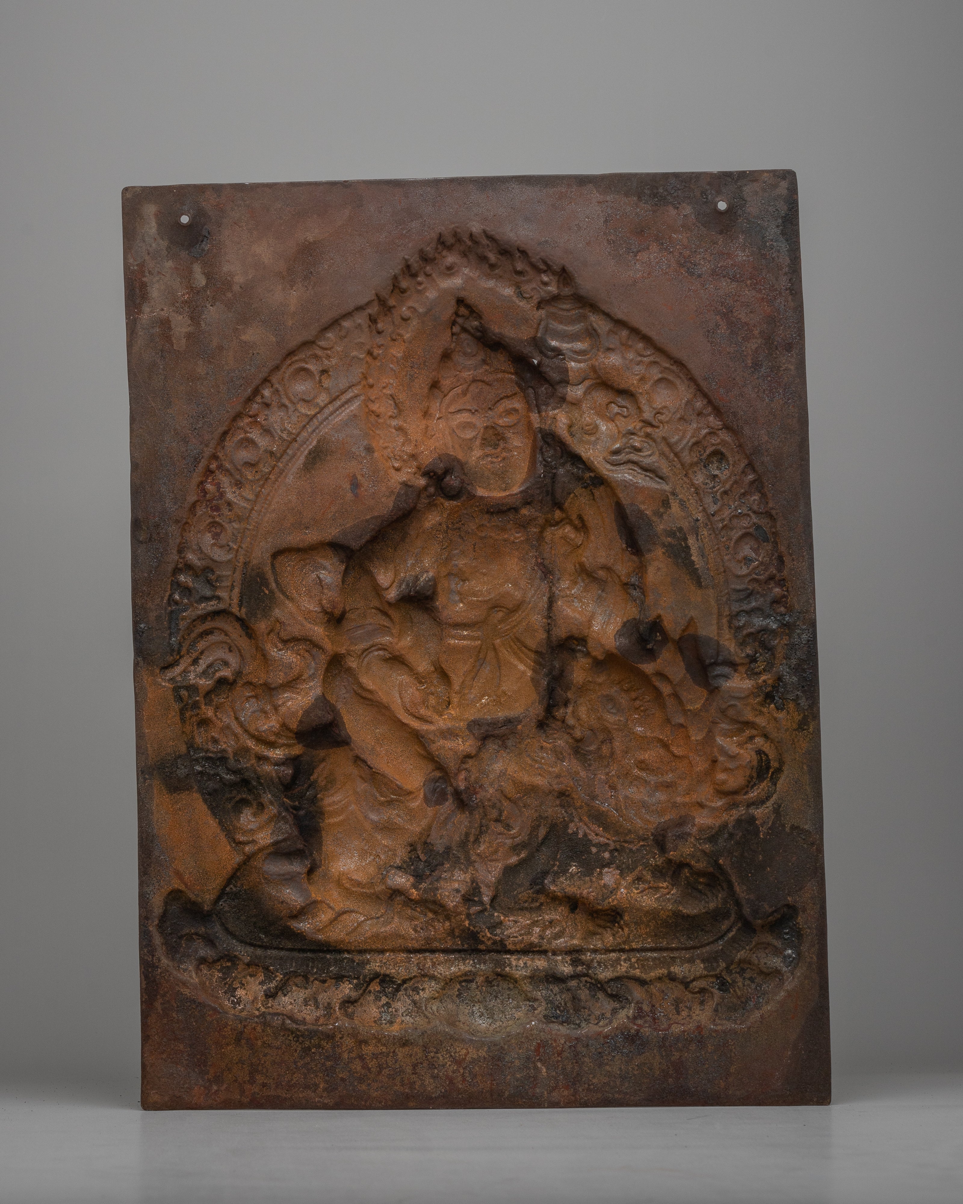 Metal Wall Hanging of Namtoshe | Tibetan Buddhist Prosperity Art