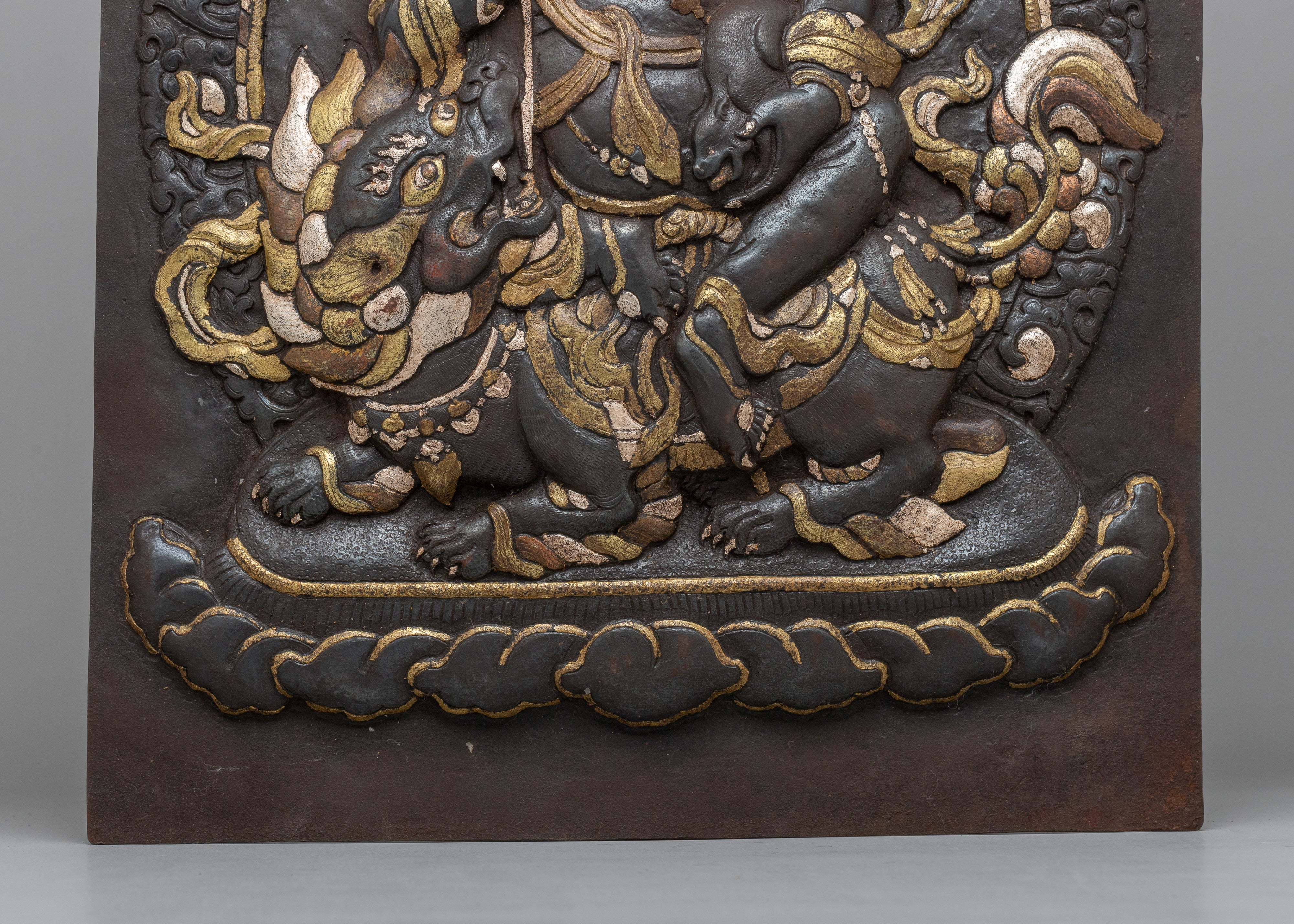 Metal Wall Hanging of Namtoshe | Tibetan Buddhist Prosperity Art