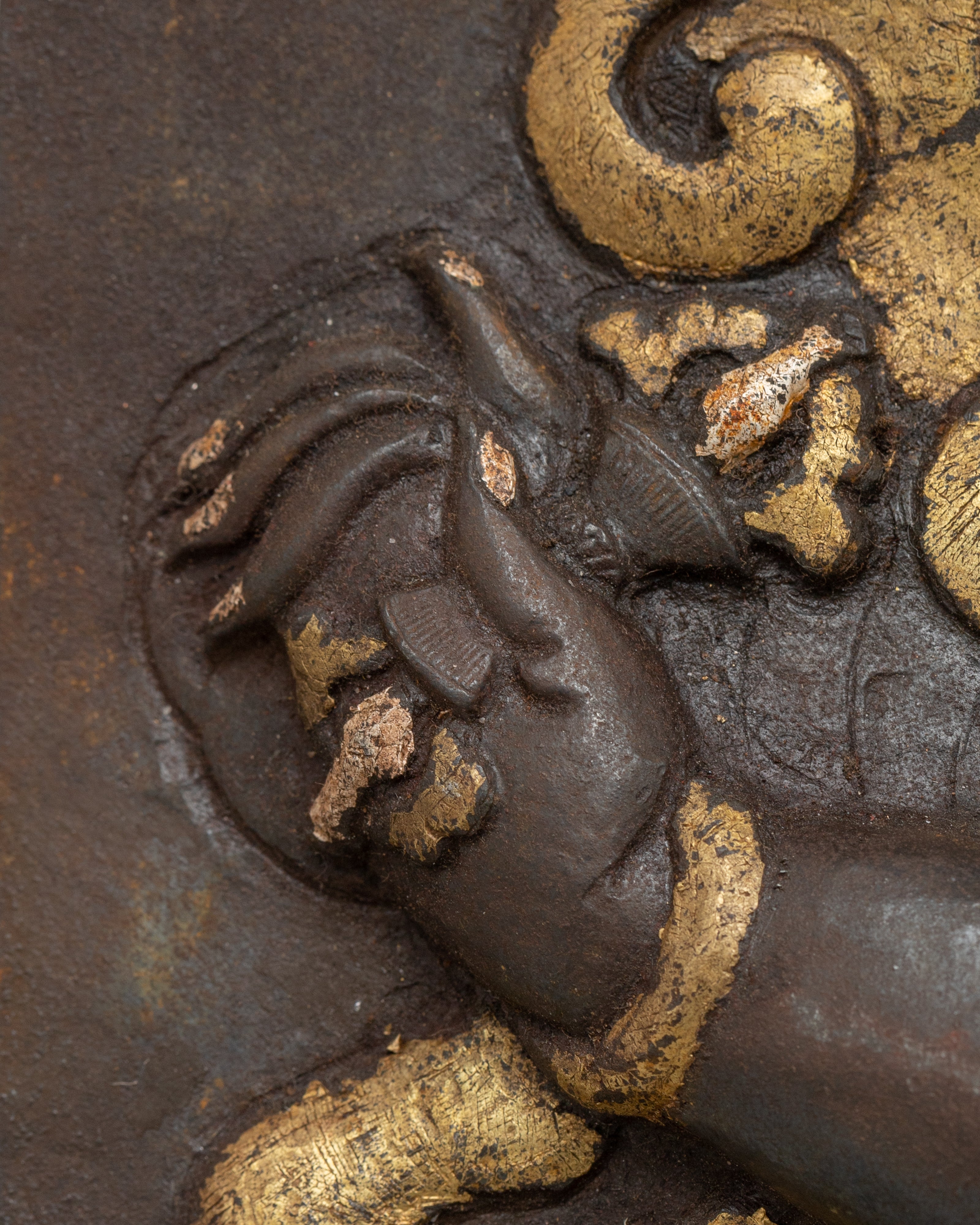 Vajrapani Metal Wall Hanging Thanka | Powerful Buddhist Guardian
