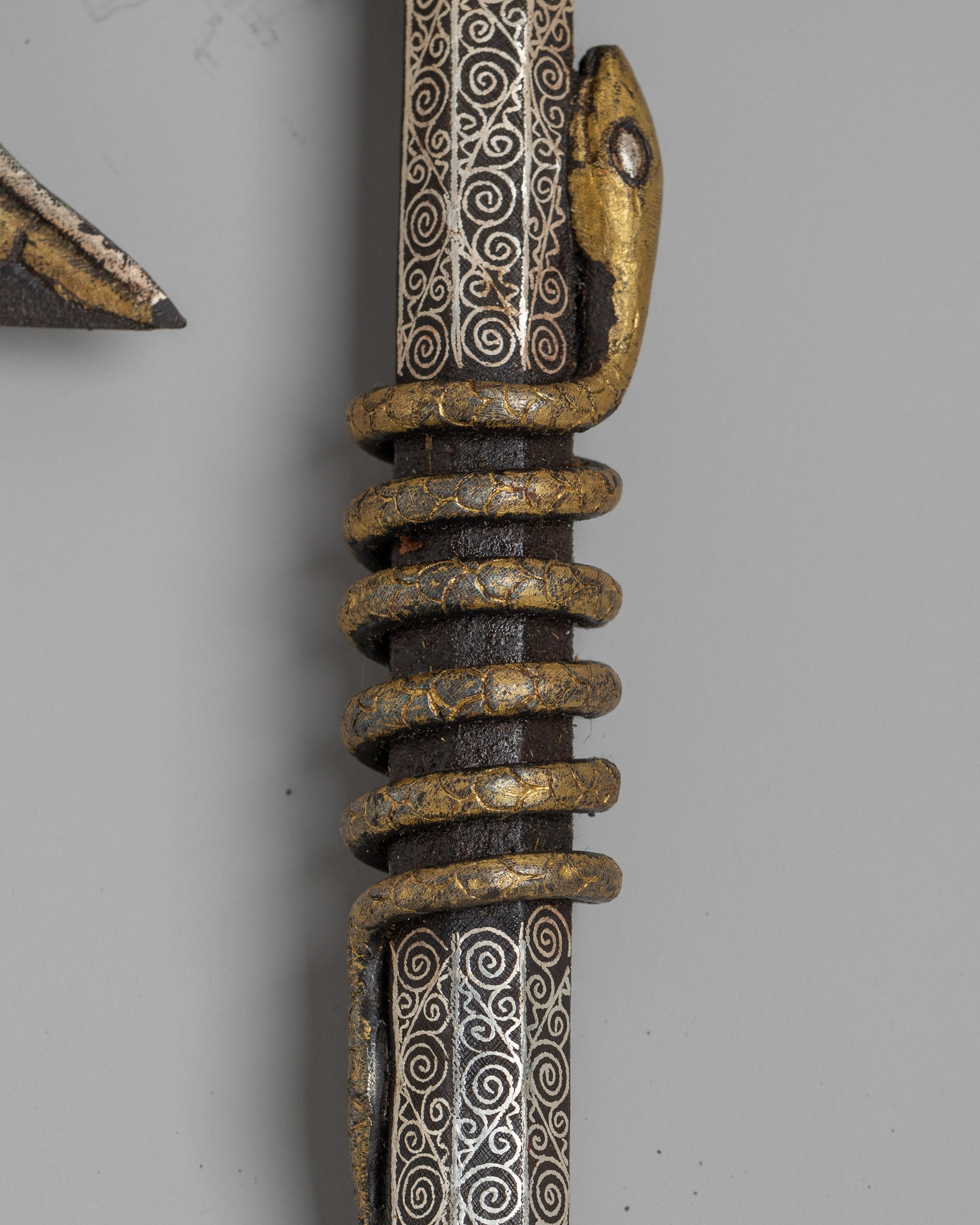 Metal Khatvanga Axe | Symbolic Tibetan Ritual Instrument